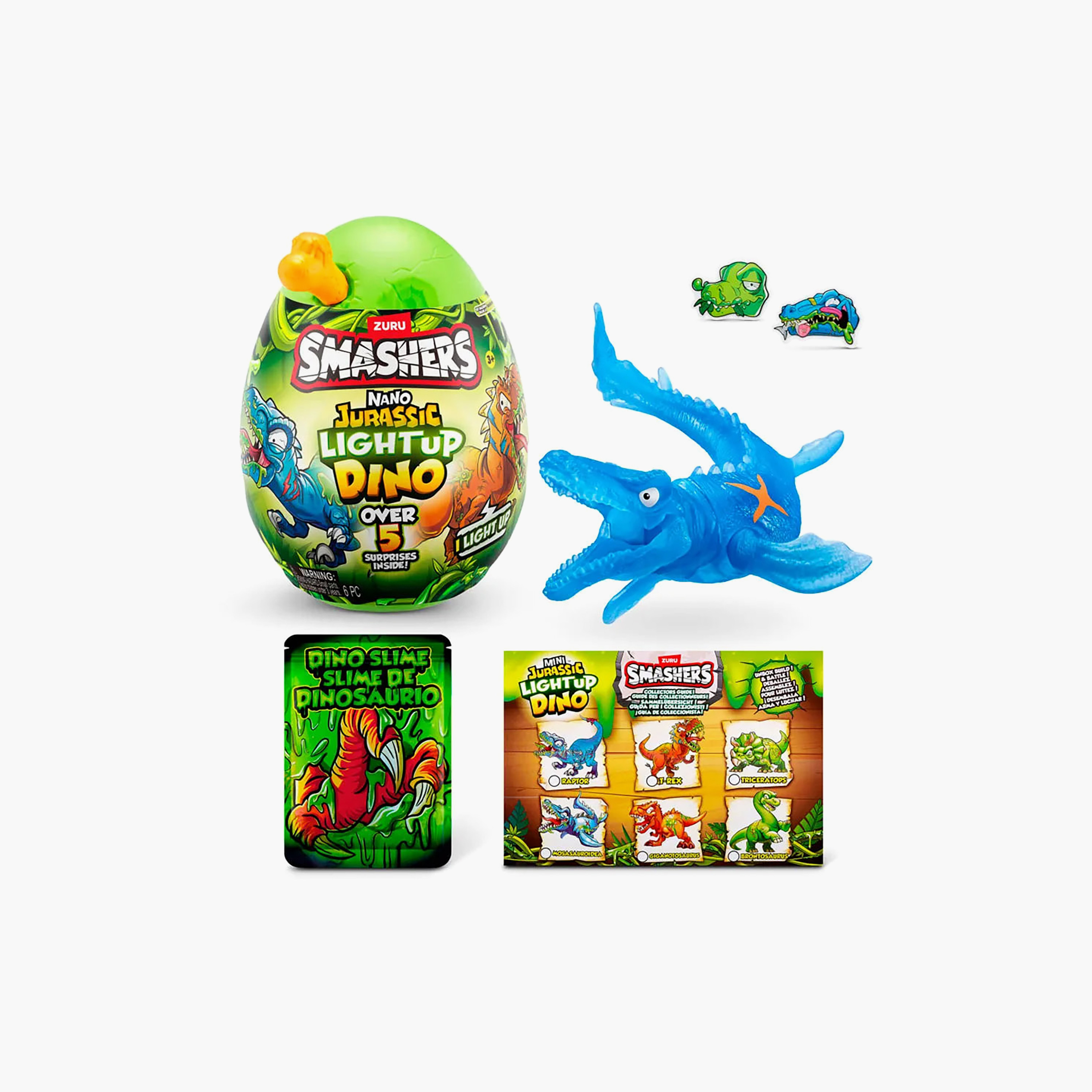 Smasher Nano Jurassic Light Up Dino Surprise Ball-toys-noveltyandcollectibles-collectibles-image-2