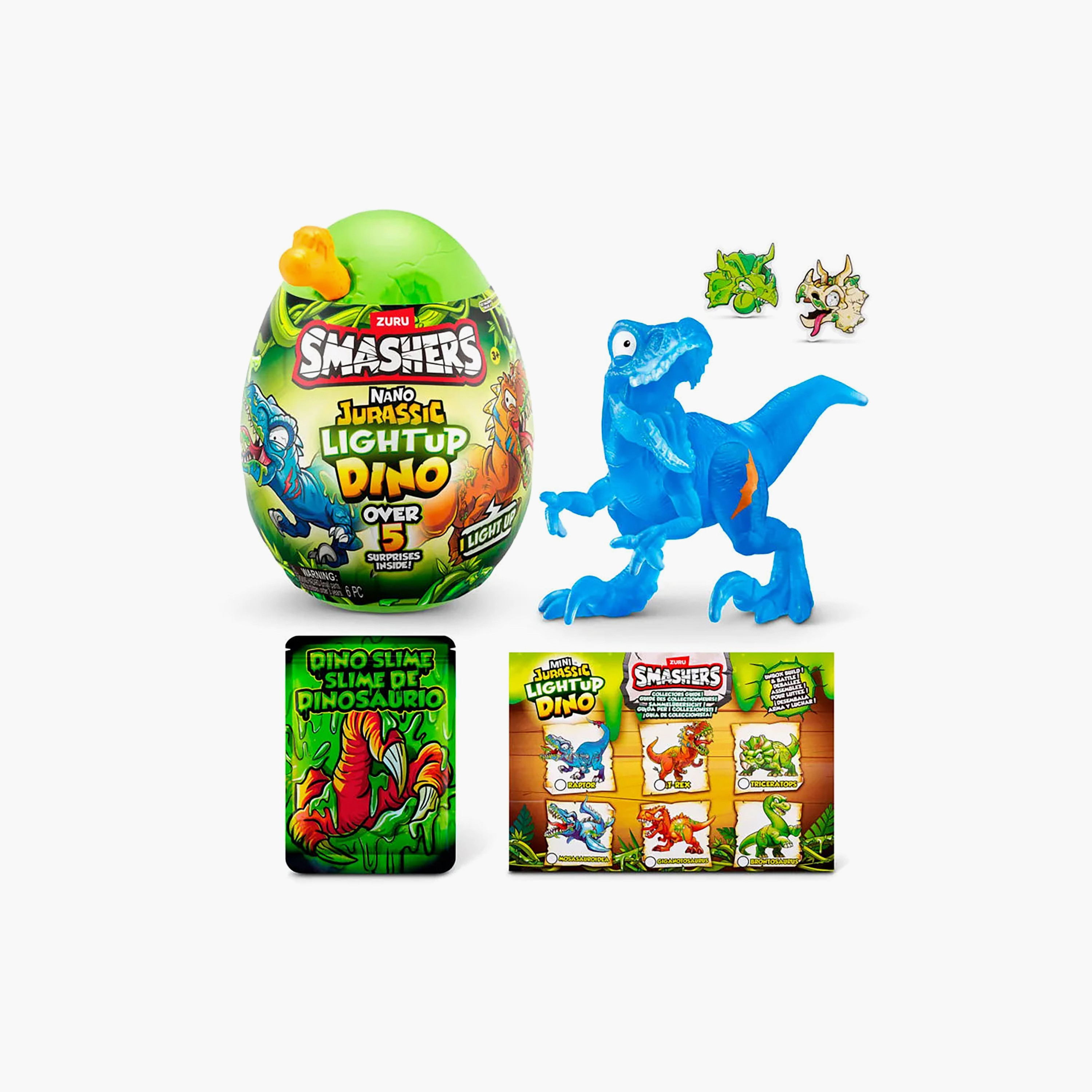 Smasher Nano Jurassic Light Up Dino Surprise Ball-toys-noveltyandcollectibles-collectibles-image-3
