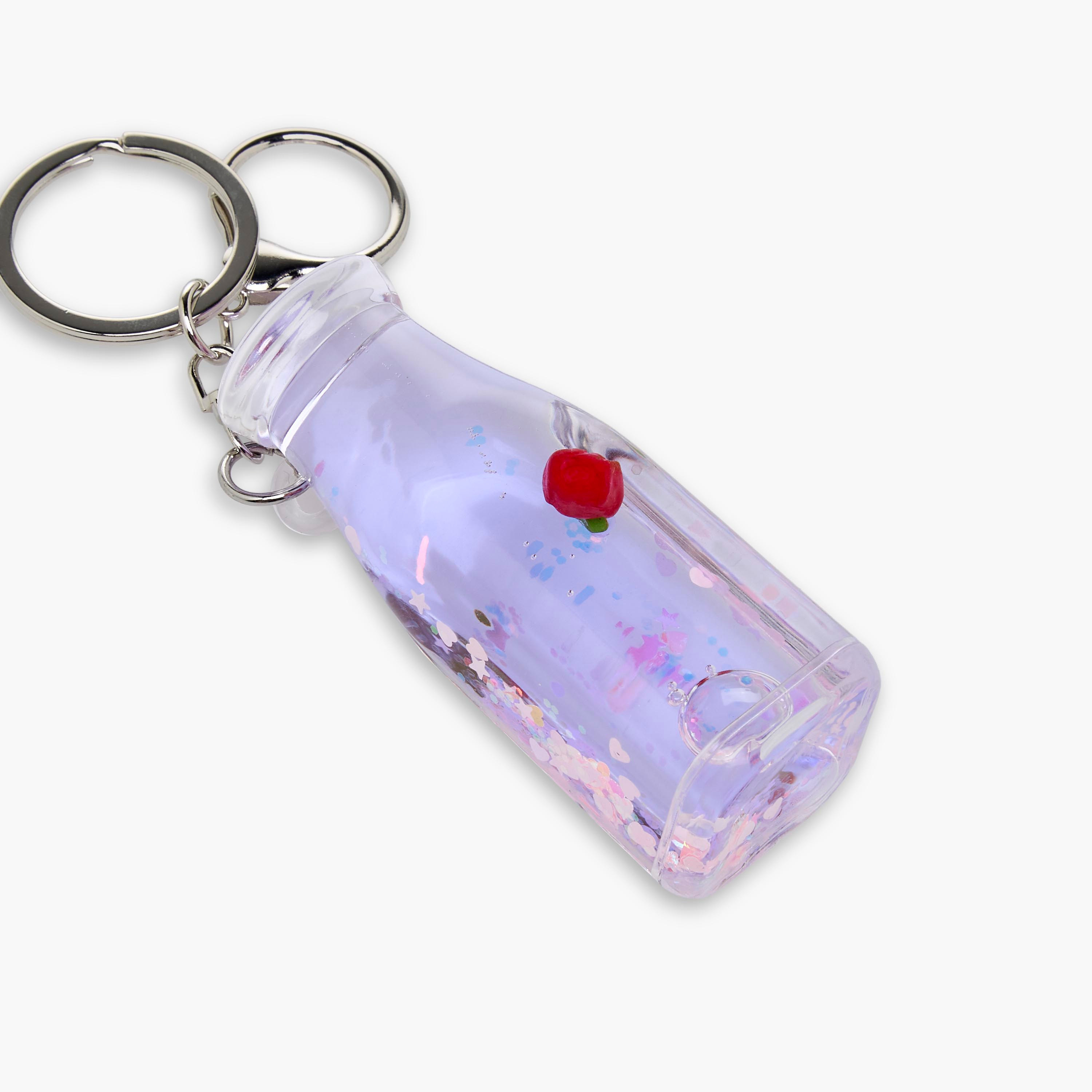 ميدالية مفاتيح بتصميم قارورة بسائل-girls-accessories-keyringsandbagcharms-image-4