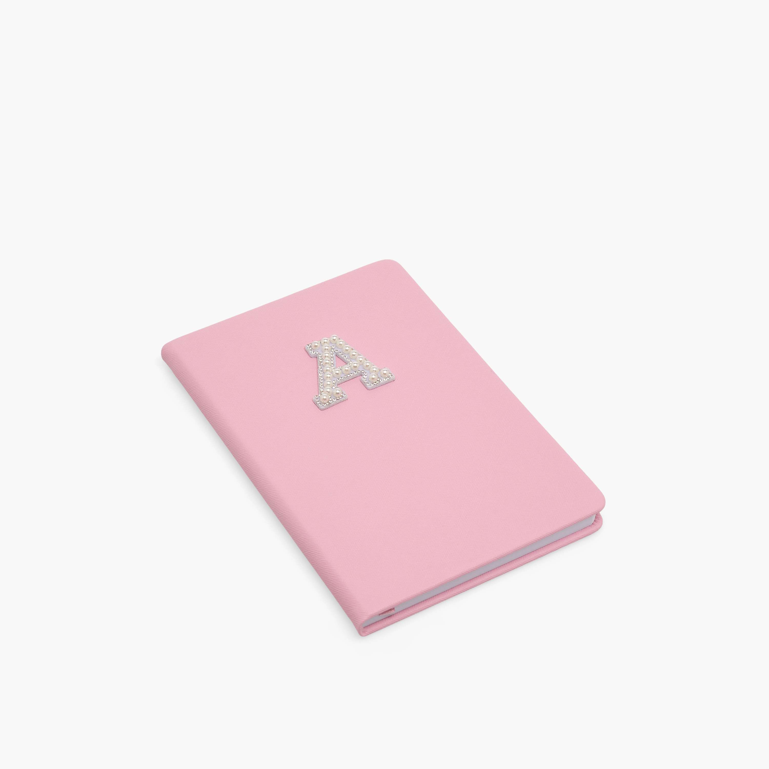 Syloon Initial 'A' Embellished Hardcover Notebook-school-stationery-notebooks-image-2