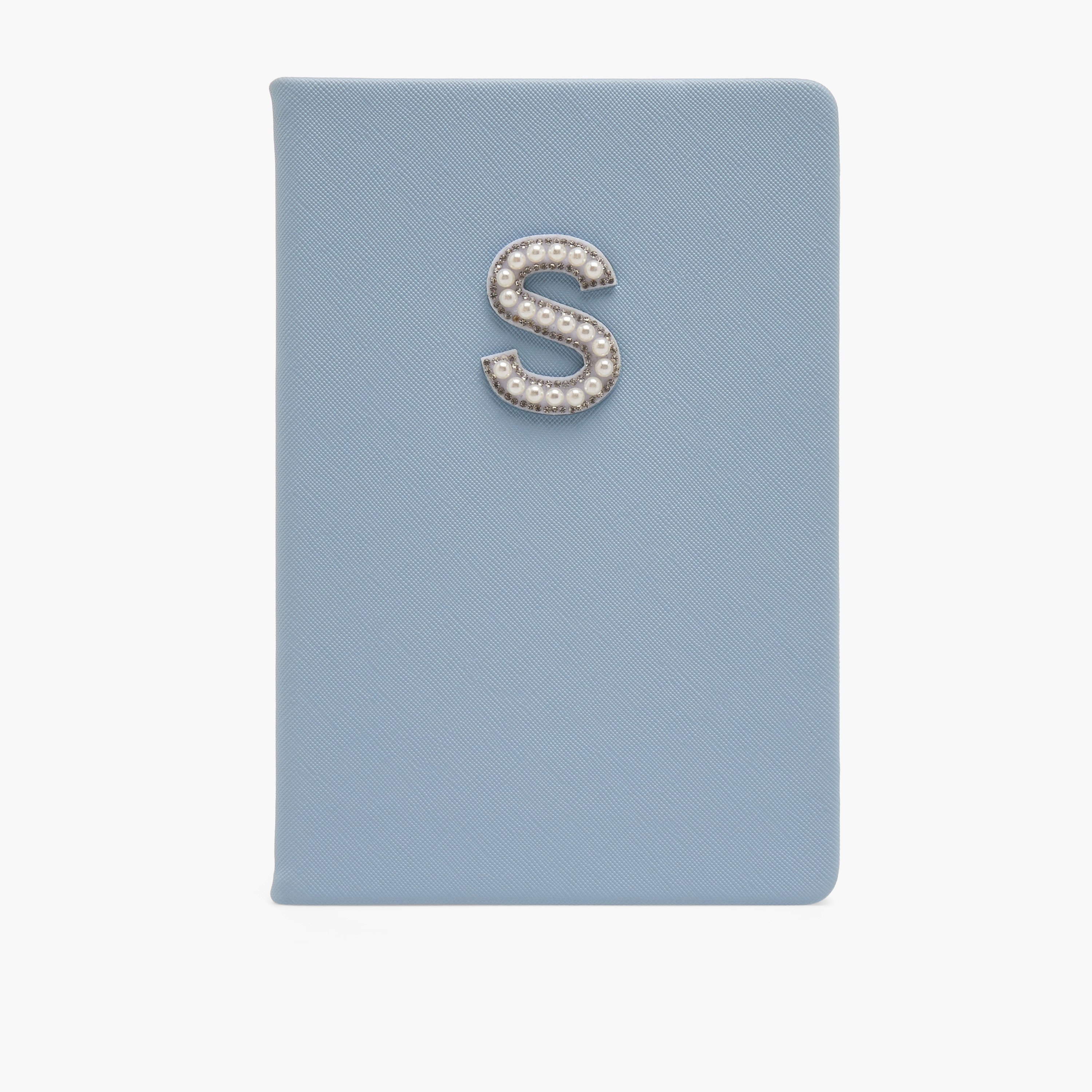 Syloon Initial 'S' Embellished Hardcover Notebook-school-stationery-notebooks-image-1