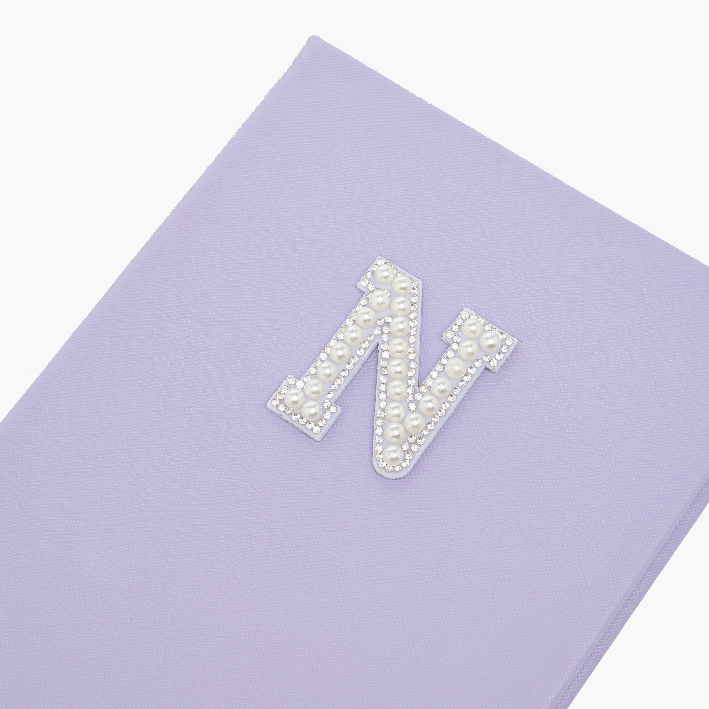 Syloon Initial 'N' Embellished Hardcover Notebook-school-stationery-notebooks-image-3