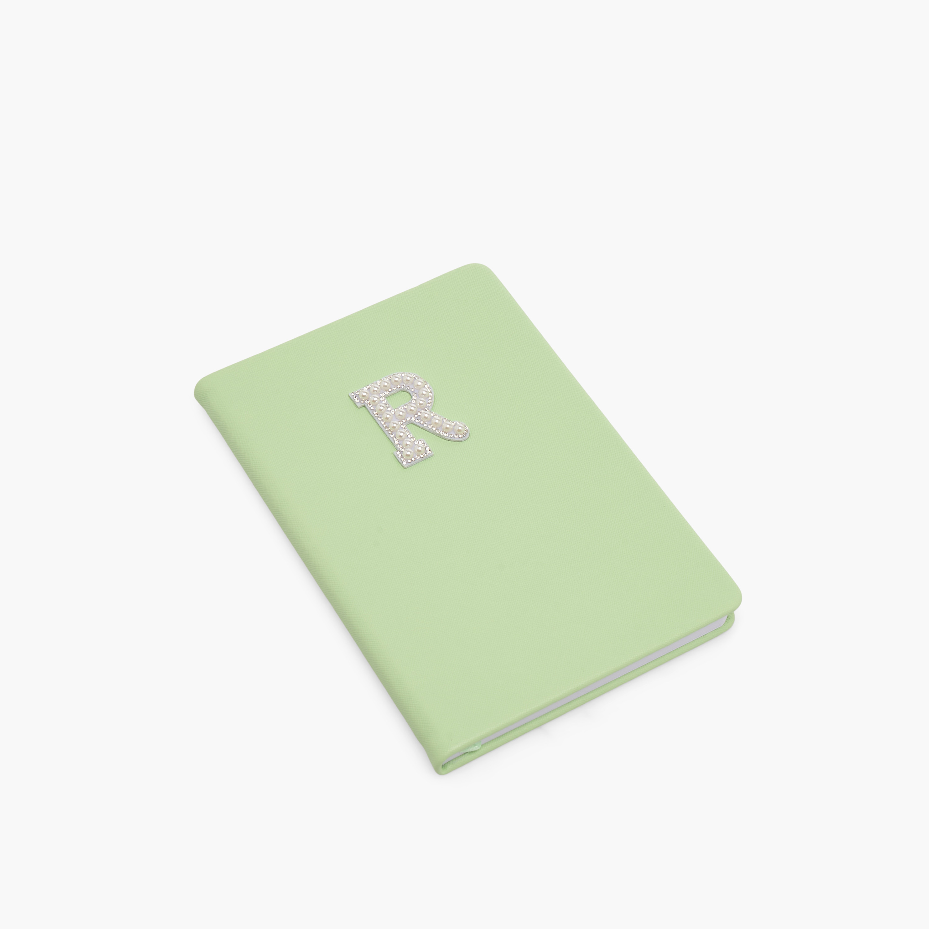 Syloon Initial 'R' Embellished Hardcover Notebook-school-stationery-notebooks-image-2
