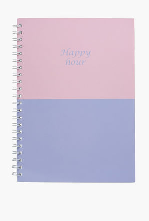 دفتر ملاحظات بربط سبيرال وبقوالب ملونة من سايلون-school-stationery-image-1