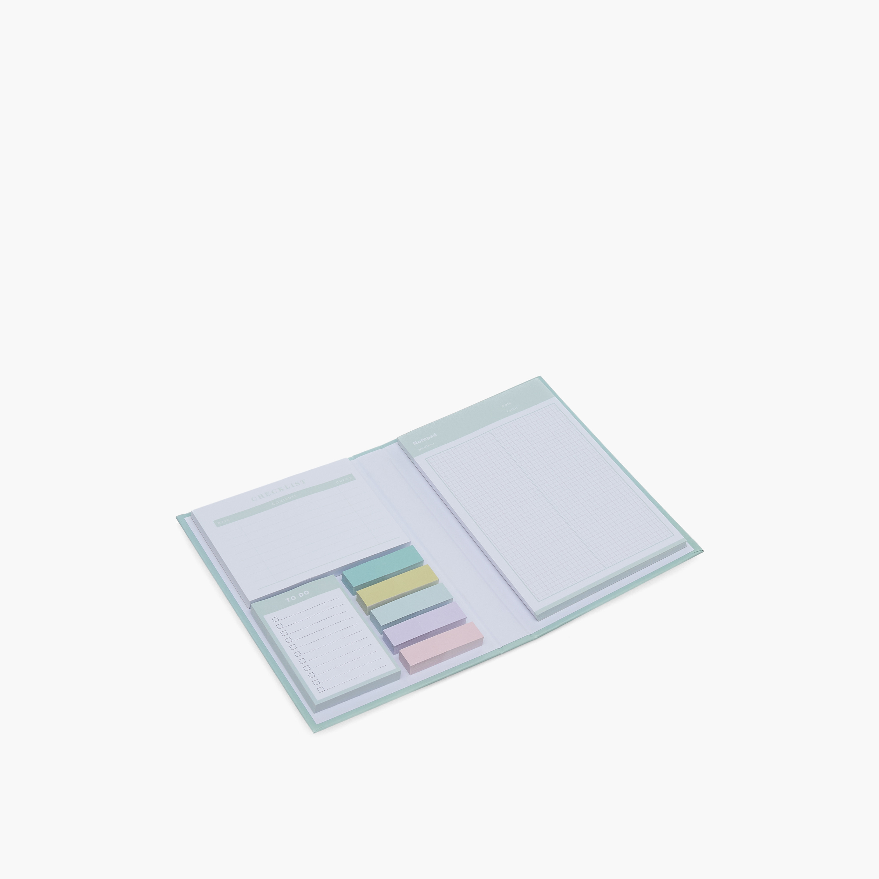 مفكرة مع ملصقات ملاحظات من سايلون-school-stationery-notebooks-image-4