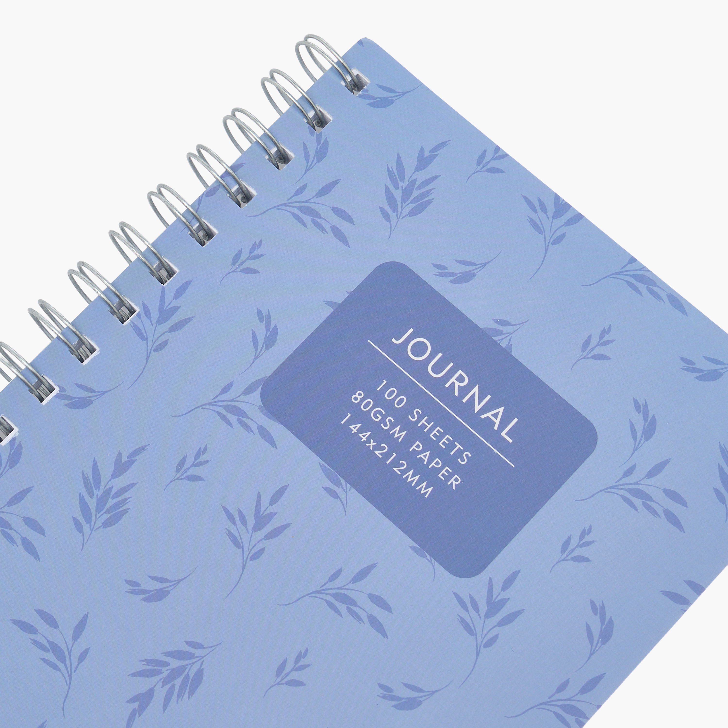 Syloon Leaf Print Notebook with Spiral Binding-school-stationery-notebooks-image-3