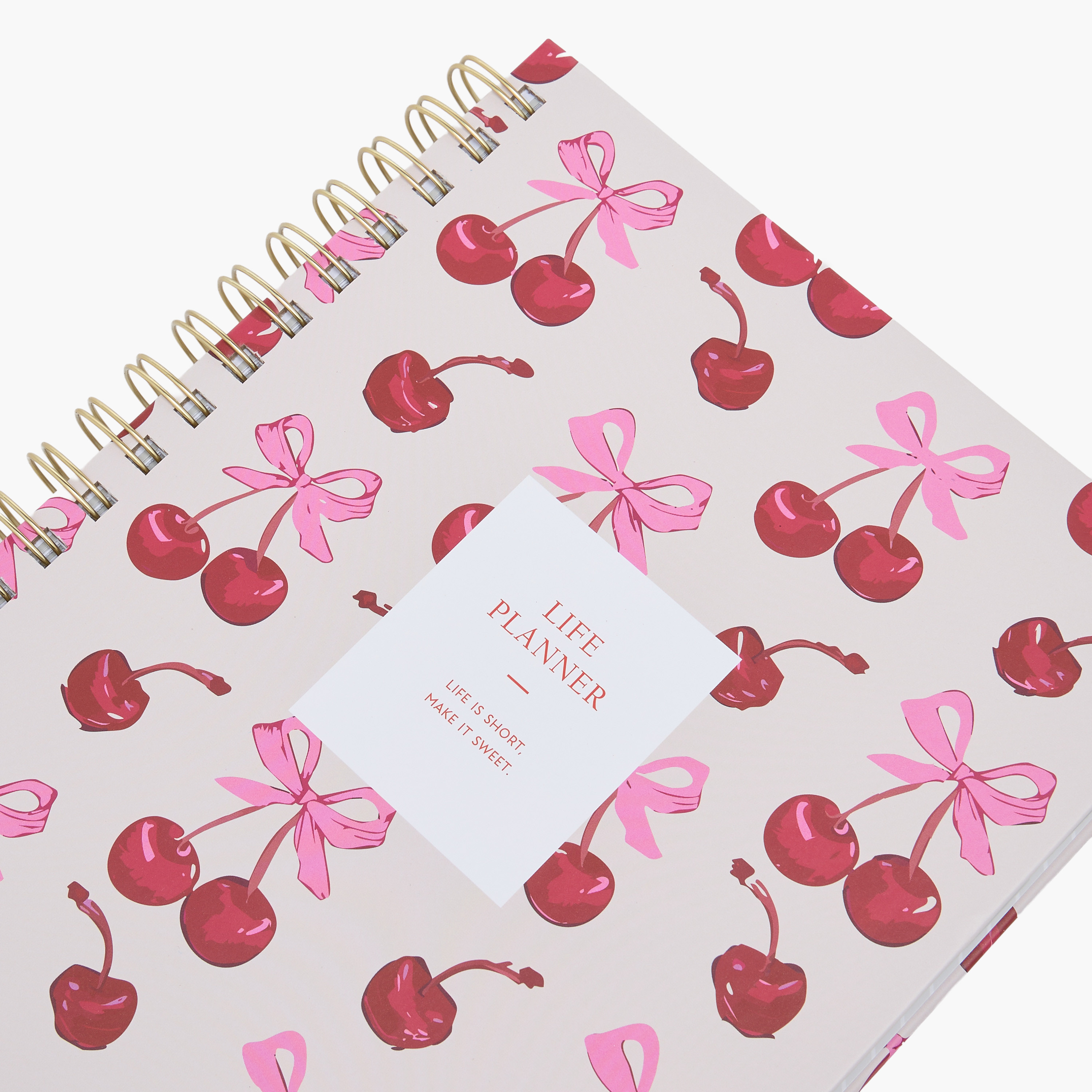 Syloon Cherry Print Notebook with Spiral Binding-school-stationery-notebooks-image-3