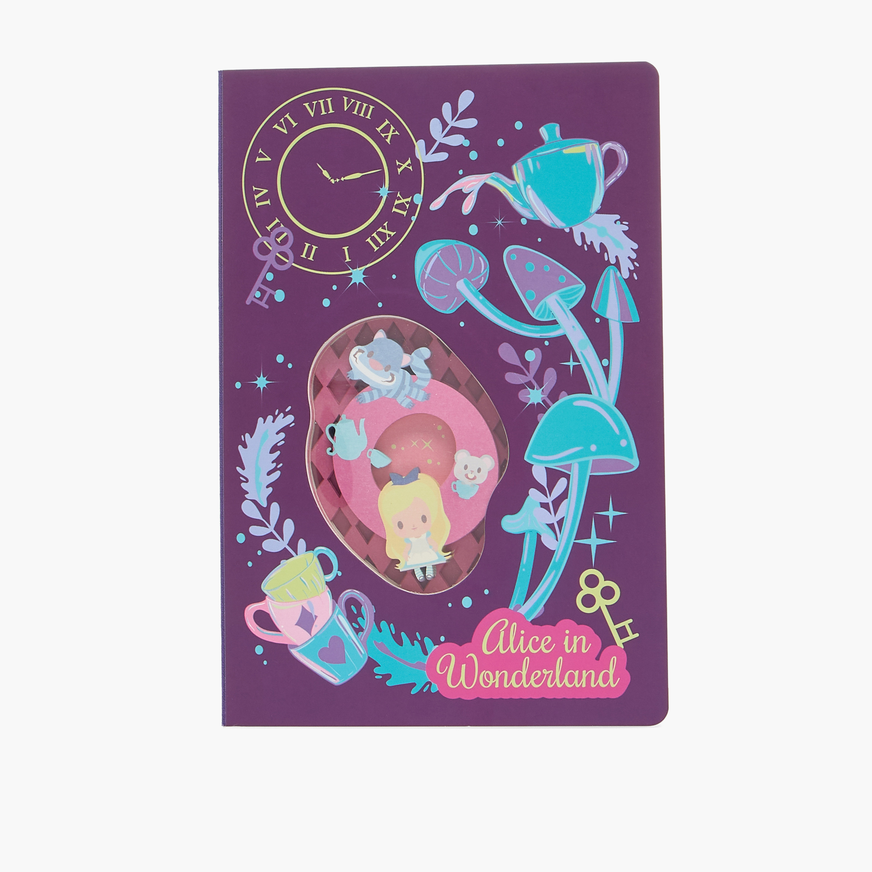 Syloon Alice in Wonderland A5 Softcover Notebook-school-stationery-notebooks-image-1