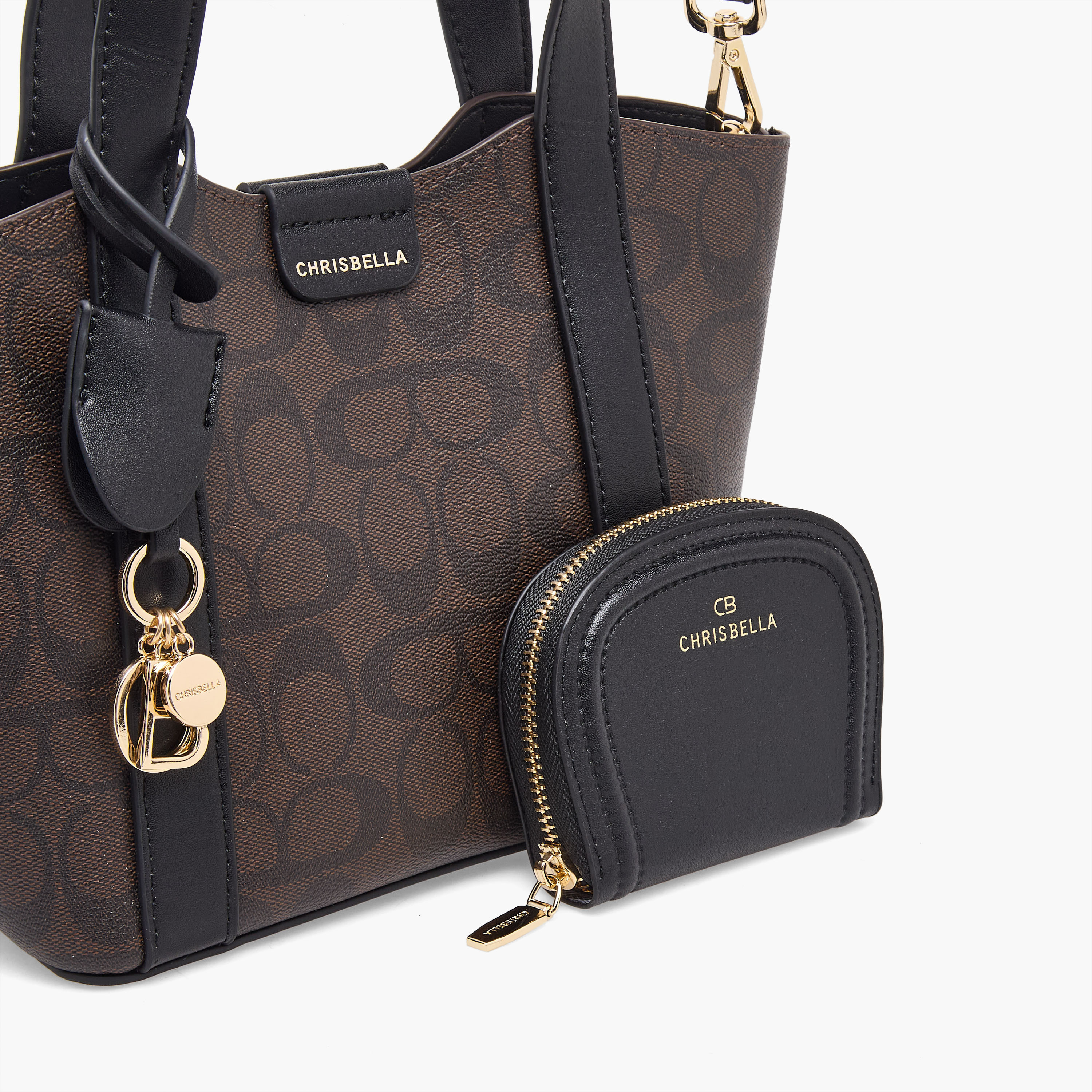 شنطة توتي بطبعات مع محفظة من كريسبيلا-women-bagsandwallets-handbags-image-6