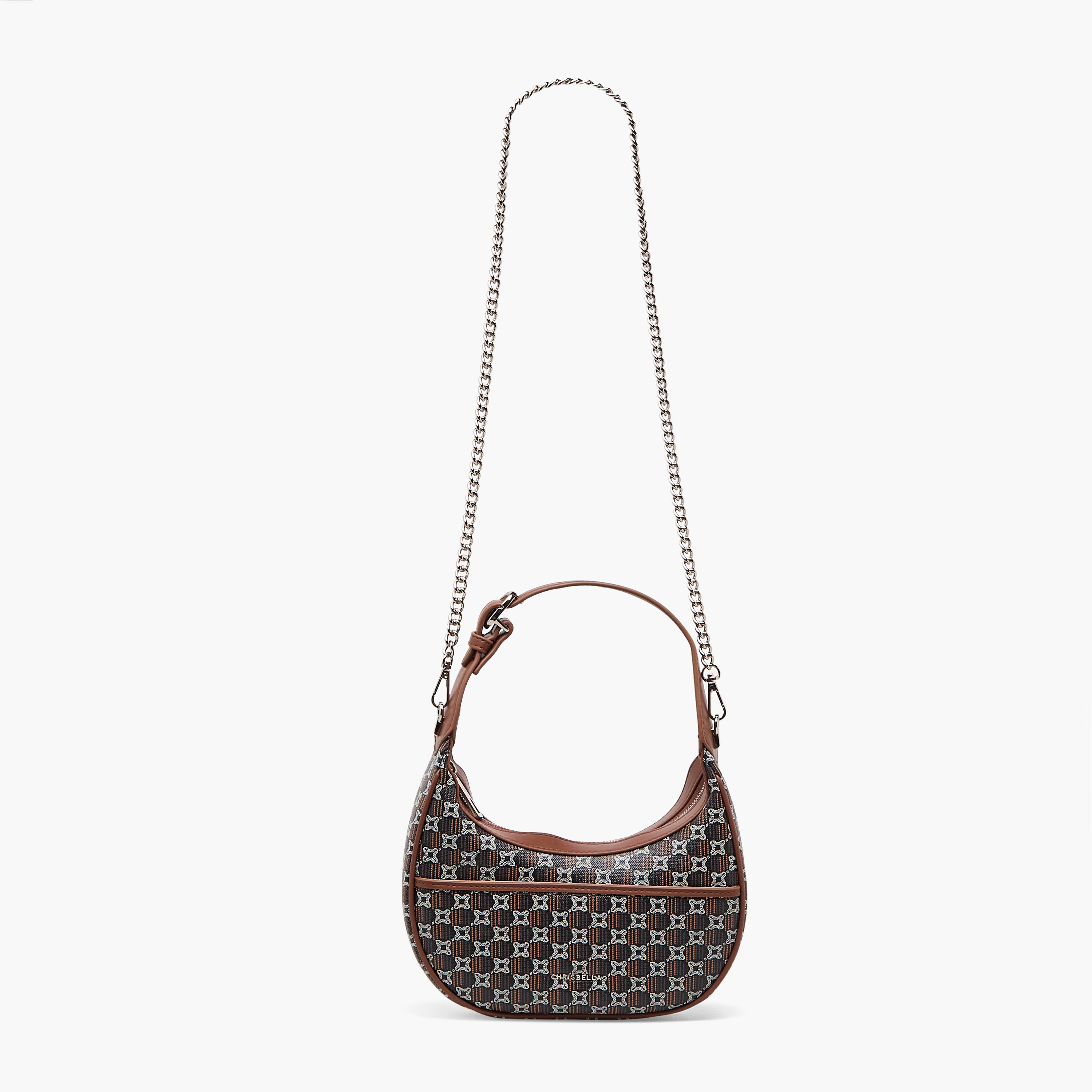 Chrisbella Printed Shoulder Bag with Pouch-women-bagsandwallets-handbags-image-2