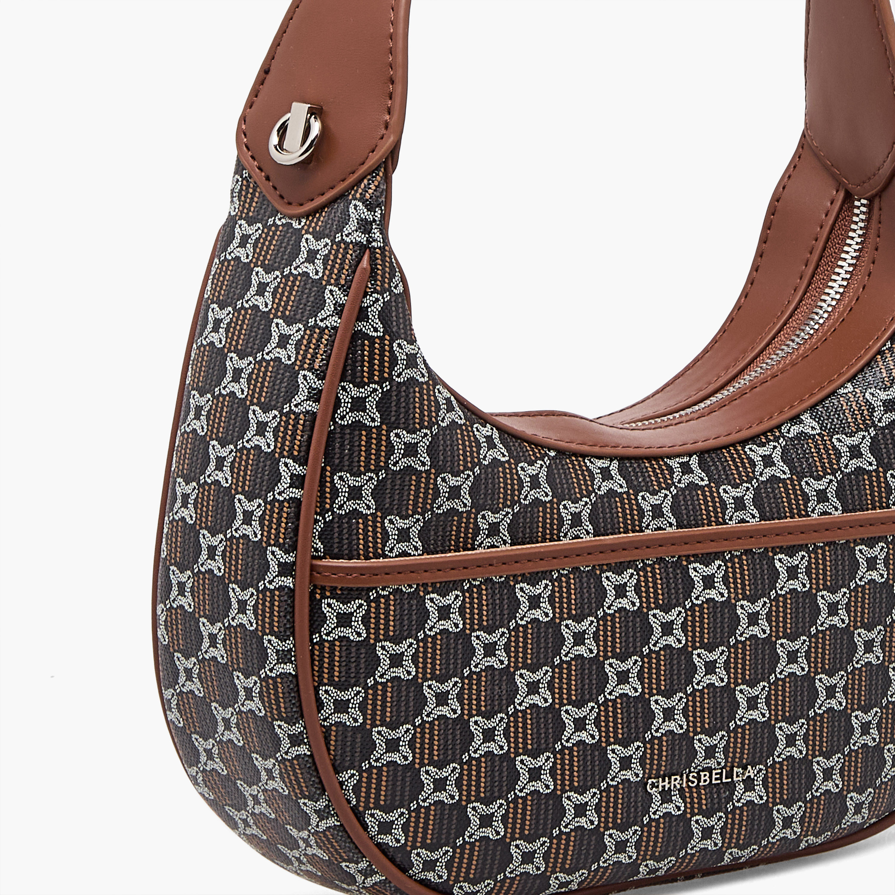 Chrisbella Printed Shoulder Bag with Pouch-women-bagsandwallets-handbags-image-6