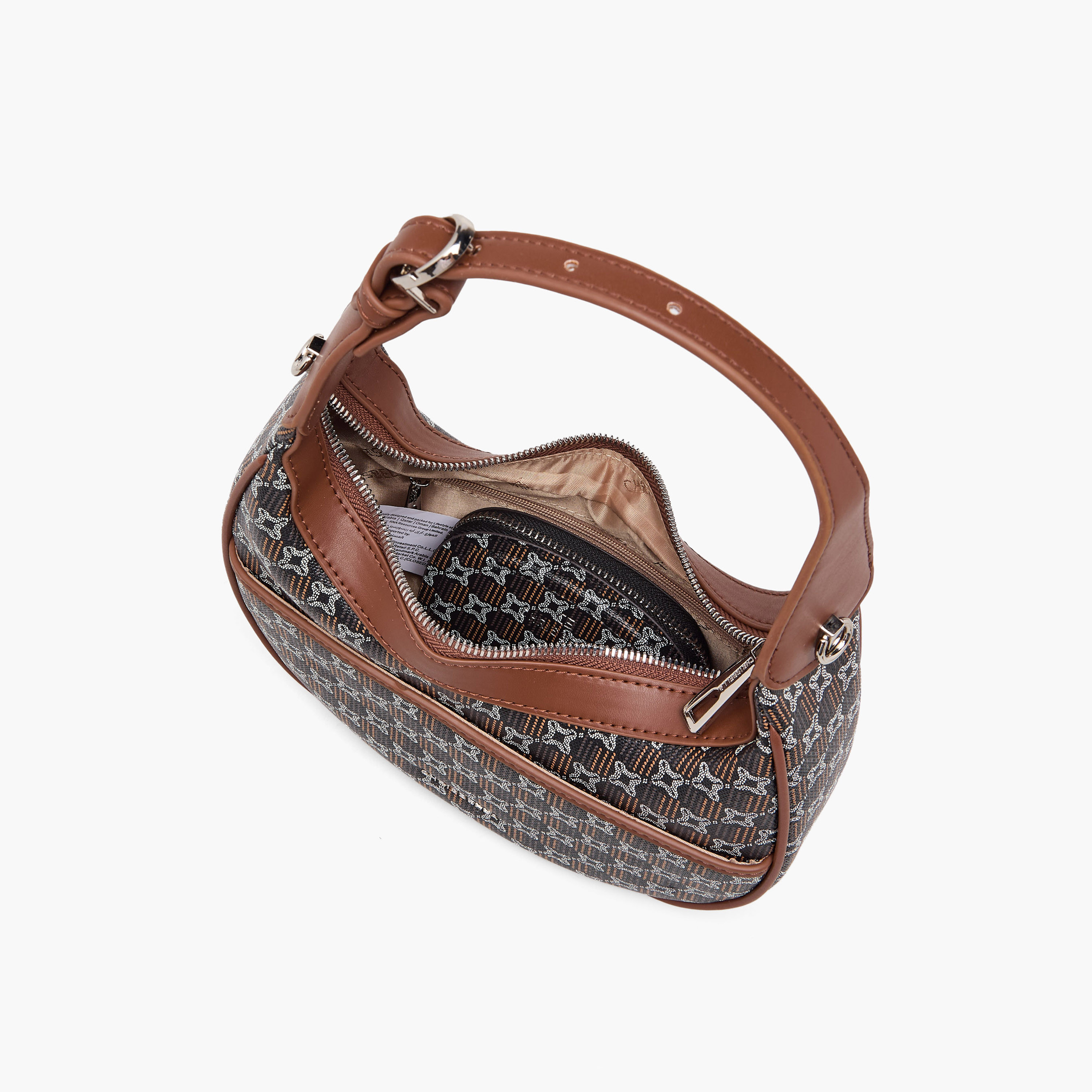 Chrisbella Printed Shoulder Bag with Pouch-women-bagsandwallets-handbags-image-9