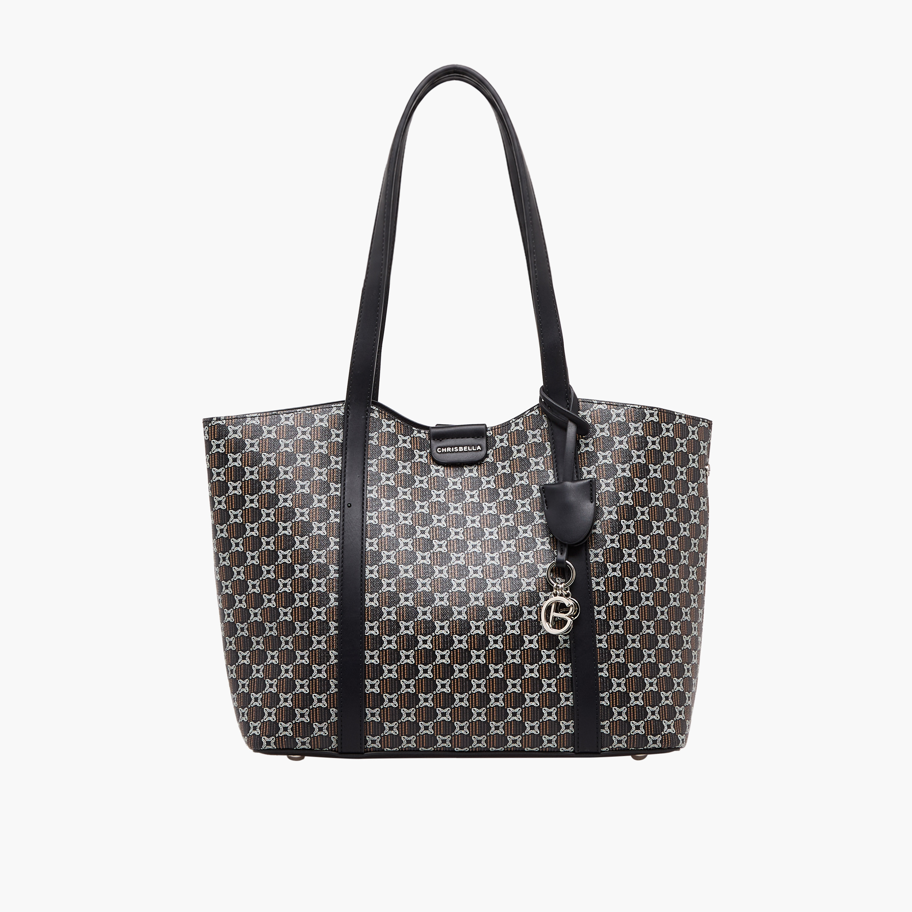 شنطة توتي بطبعات مع محفظة من كريسبيلا-women-bagsandwallets-handbags-image-2