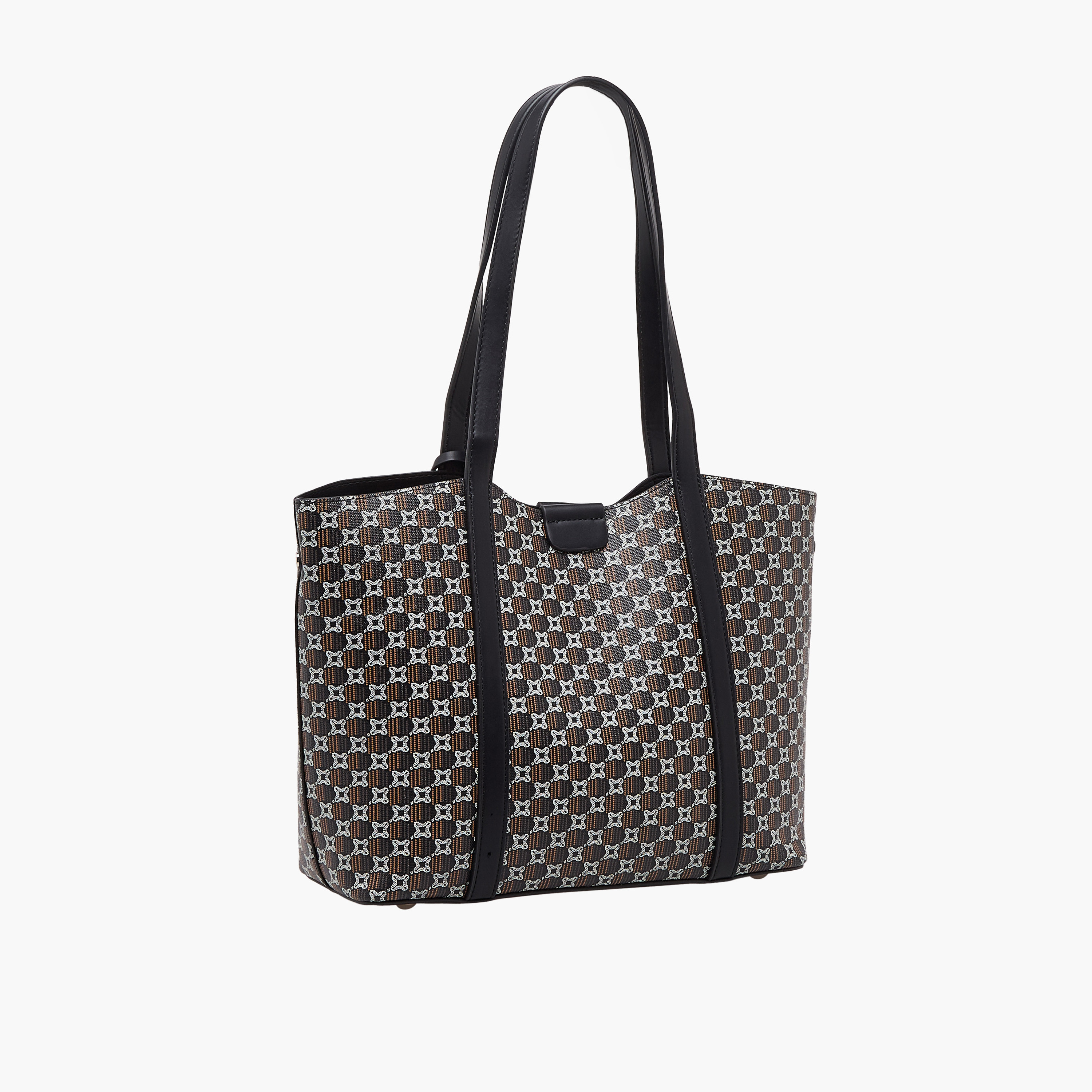شنطة توتي بطبعات مع محفظة من كريسبيلا-women-bagsandwallets-handbags-image-3
