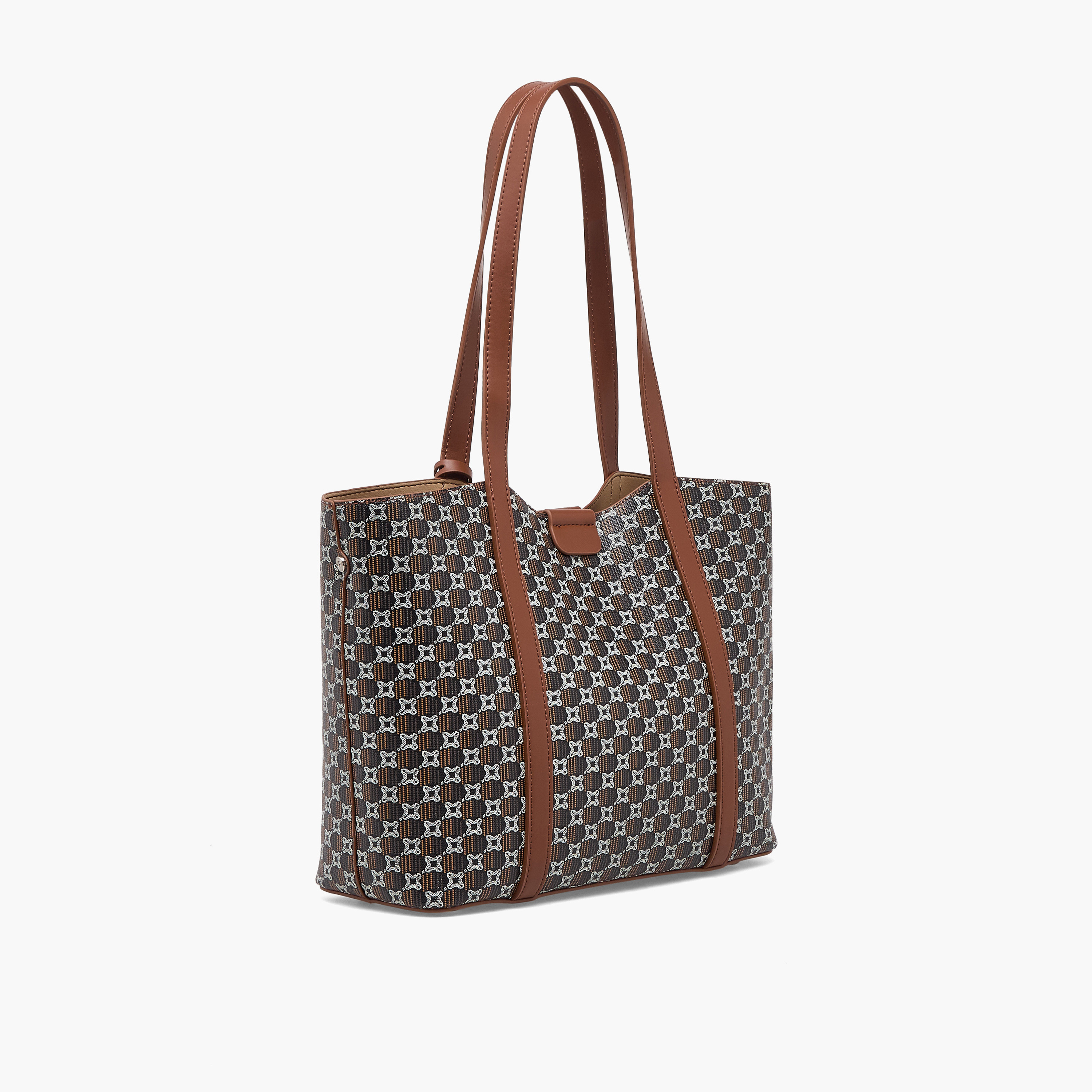 Chrisbella Printed Tote Bag with Wallet-women-bagsandwallets-handbags-image-3