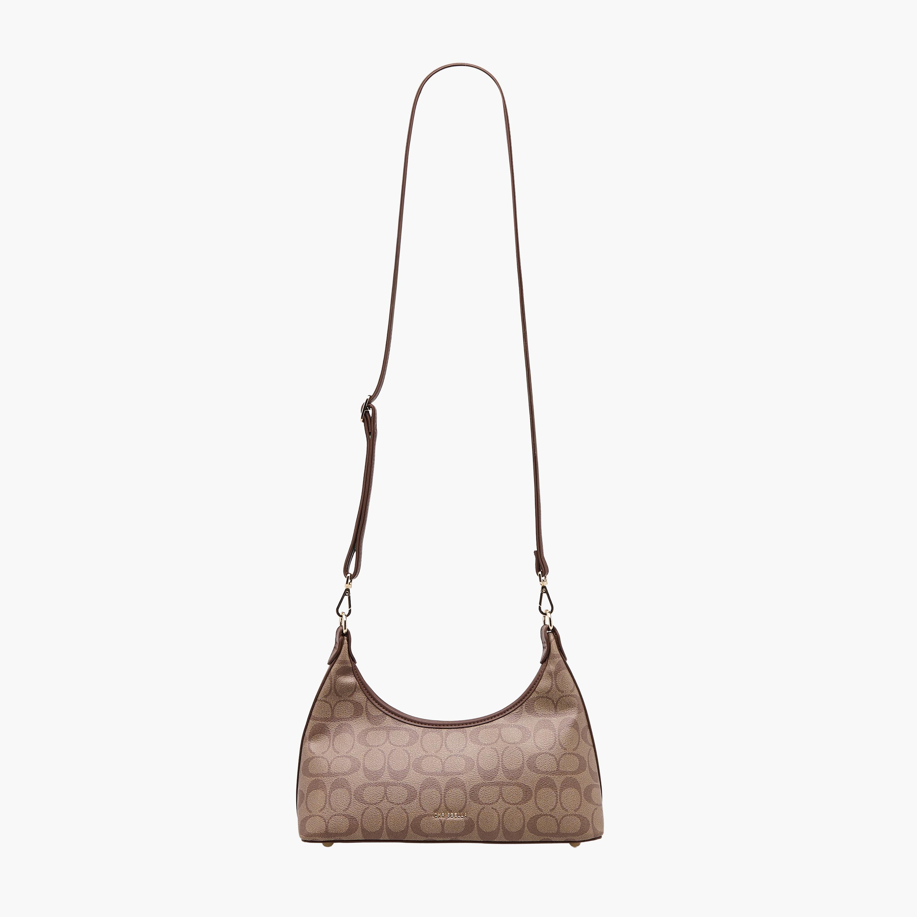 Chrisbella Monogram Print Shoulder Bag with Wallet-women-bagsandwallets-handbags-image-2
