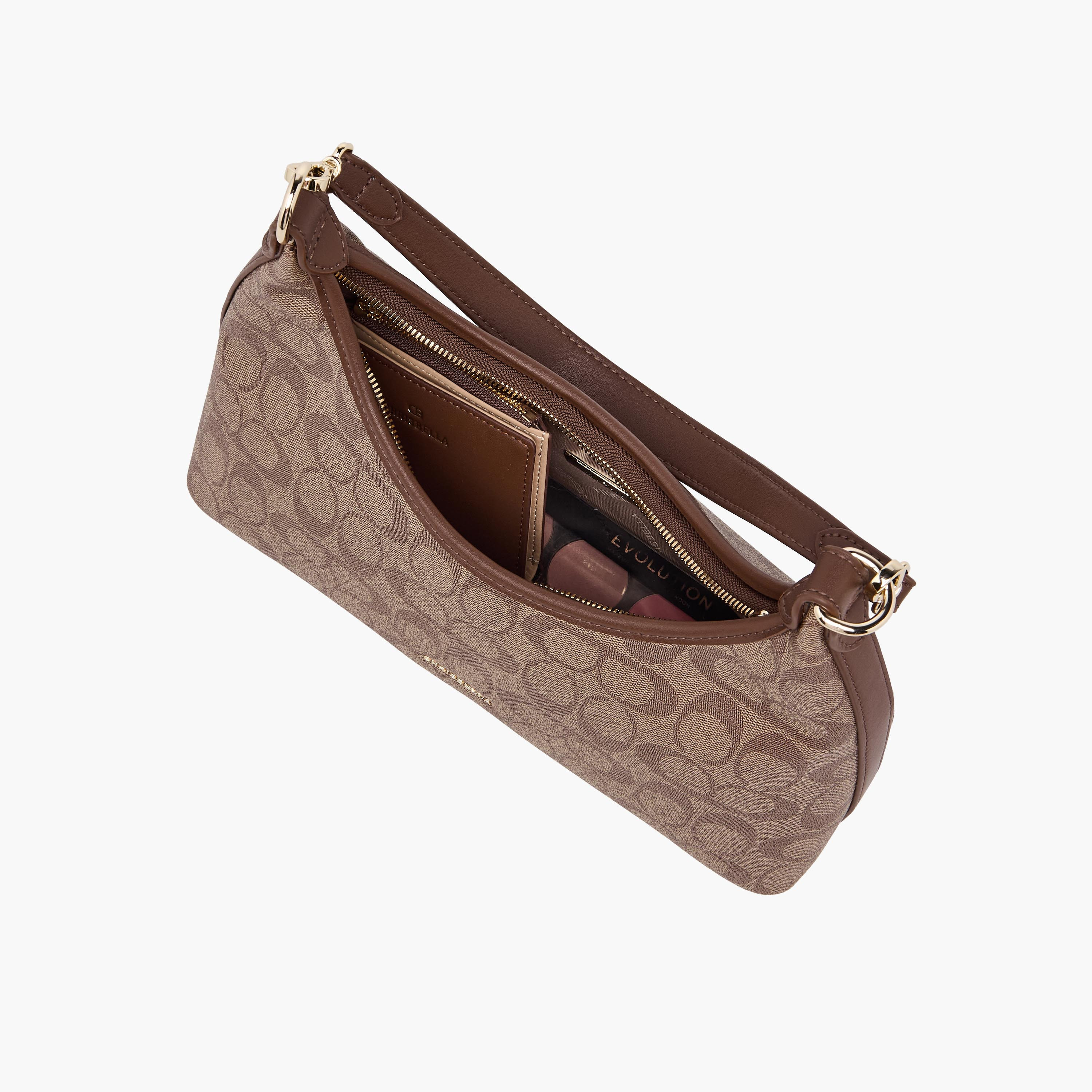 Chrisbella Monogram Print Shoulder Bag with Wallet-women-bagsandwallets-handbags-image-9