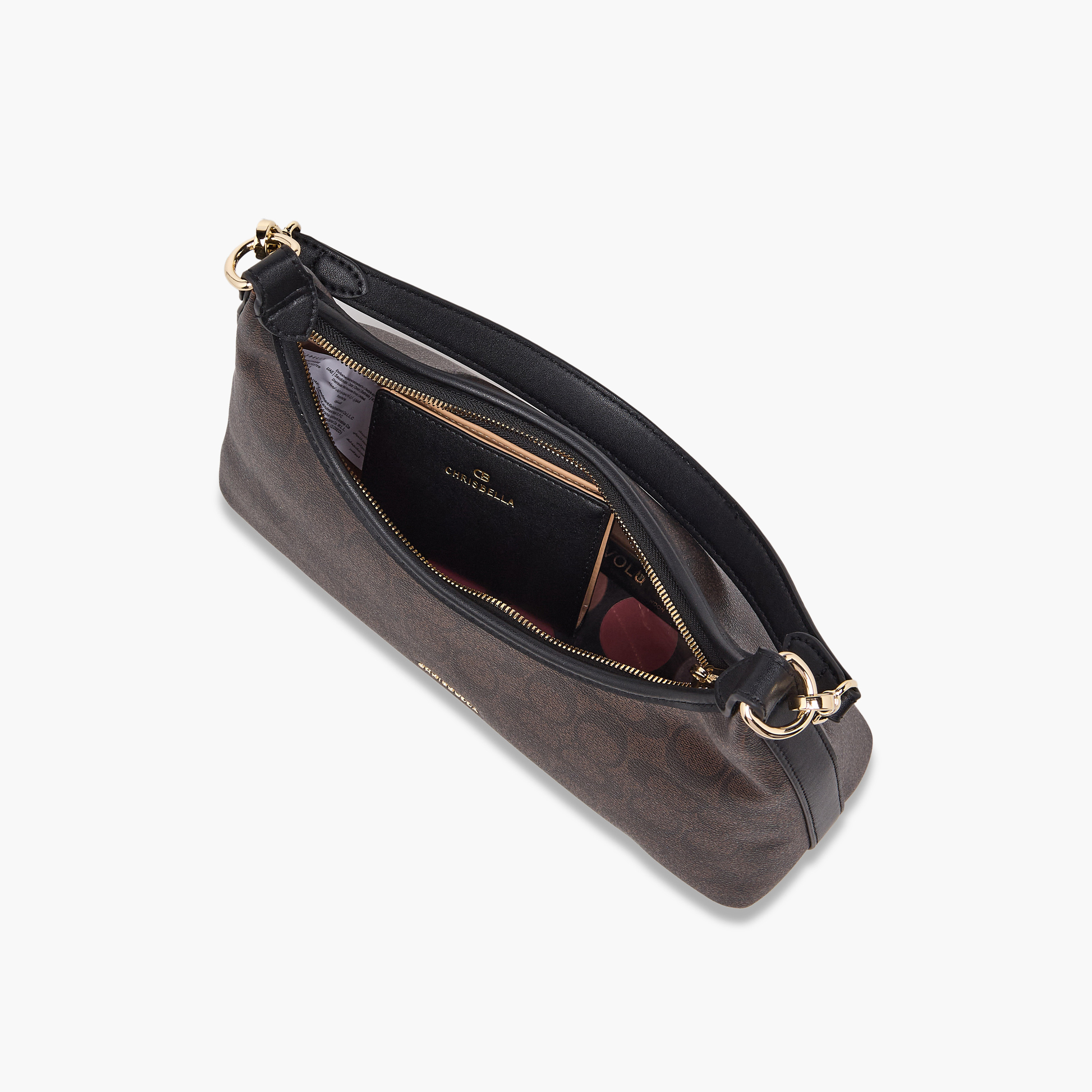 Chrisbella Monogram Print Shoulder Bag with Wallet-women-bagsandwallets-handbags-image-10