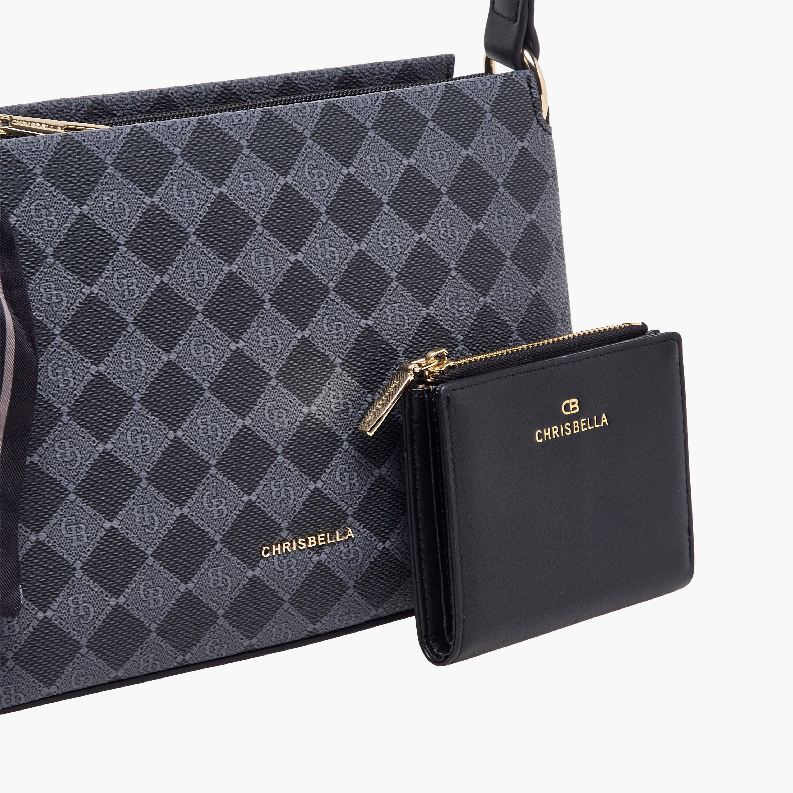 شنطة كروس بودي بطبعات مونوجرام مع محفظة من كريسبيلا-women-bagsandwallets-handbags-image-5