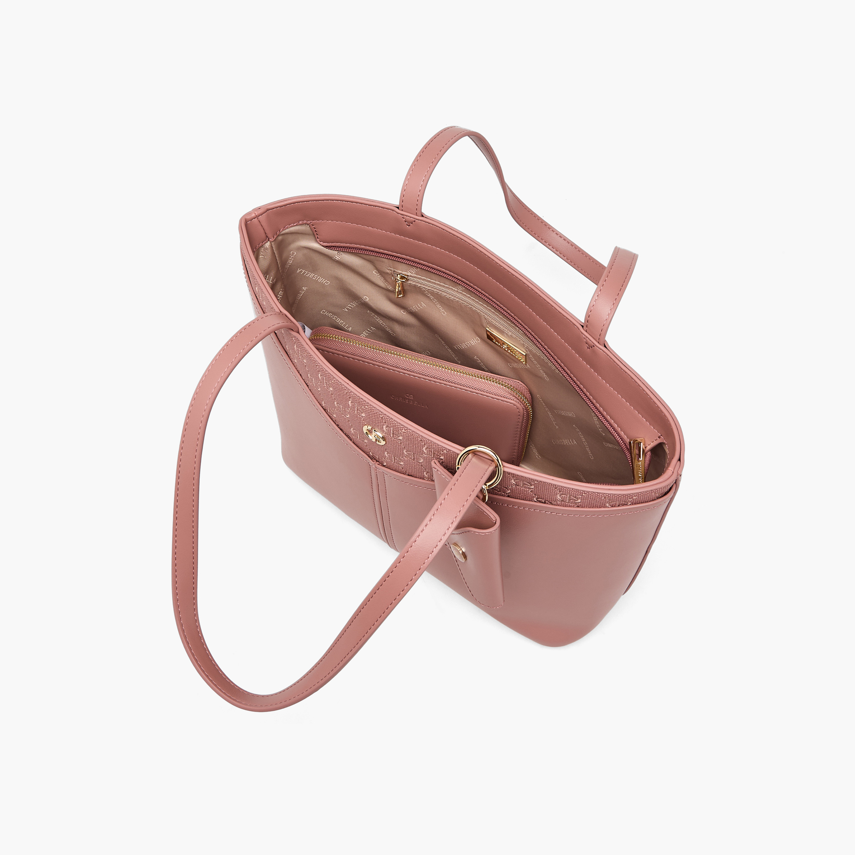 Chrisbella Panelled Tote Bag with Wallet-women-bagsandwallets-handbags-image-8