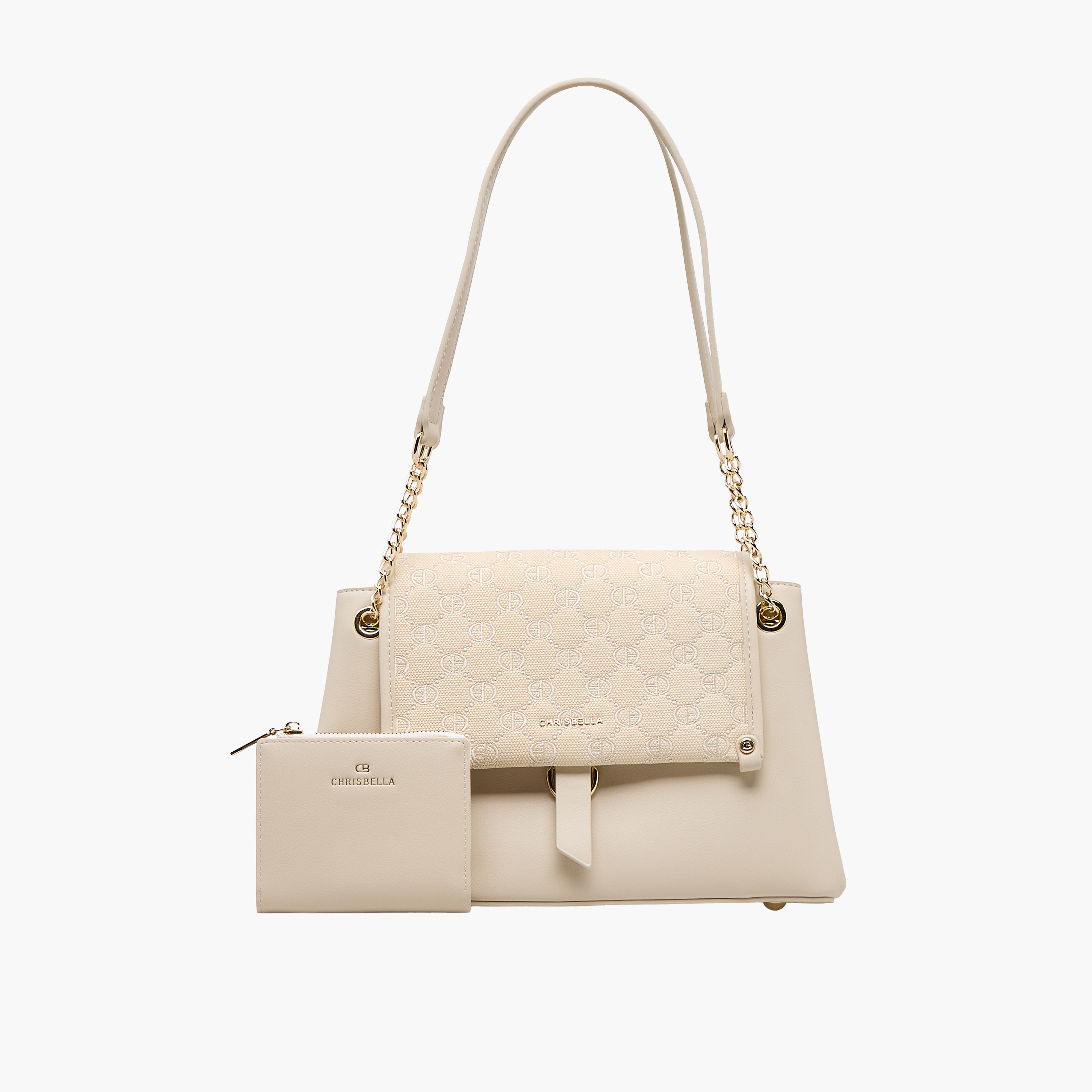 شنطة كروس بودي بارزة الملمس مع محفظة من كريسبيلا-women-bagsandwallets-handbags-image-1