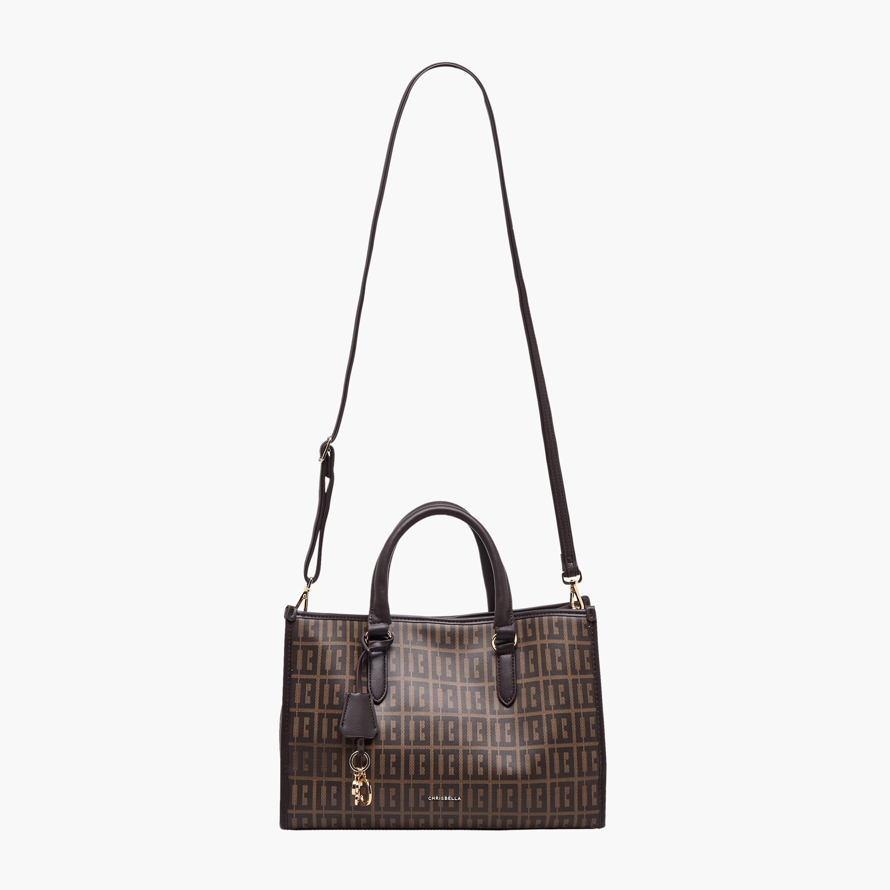 Chrisbella Monogram Print Tote Bag with Wallet-women-bagsandwallets-handbags-image-3