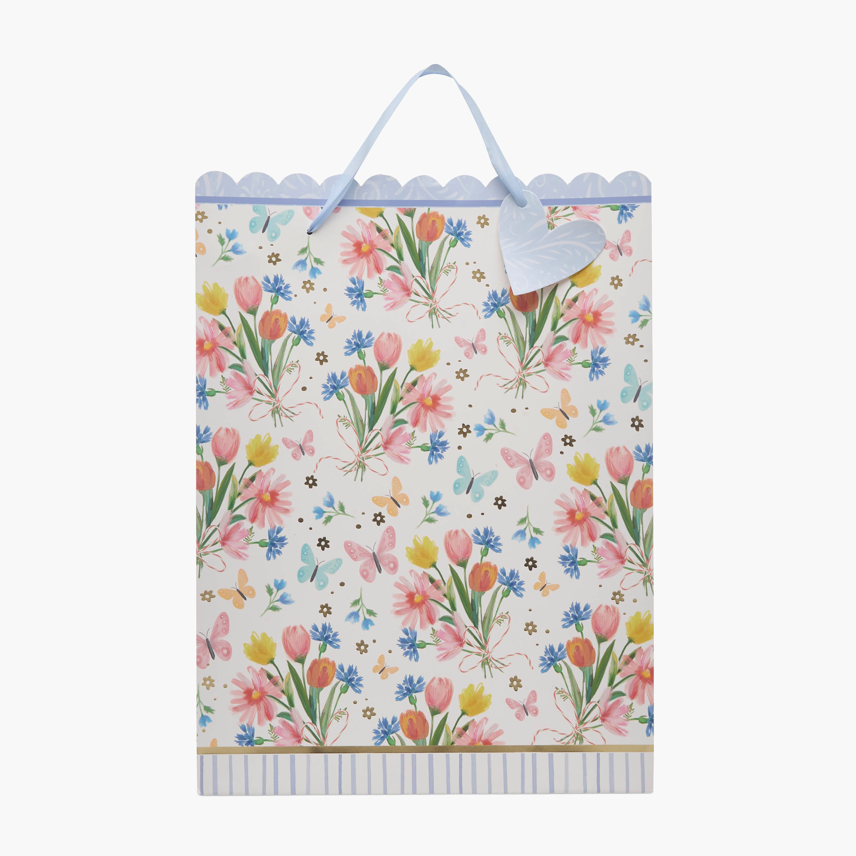 Findz Floral Print Paper Gift Bag - Large-household-giftingaccessories-giftings-image-1
