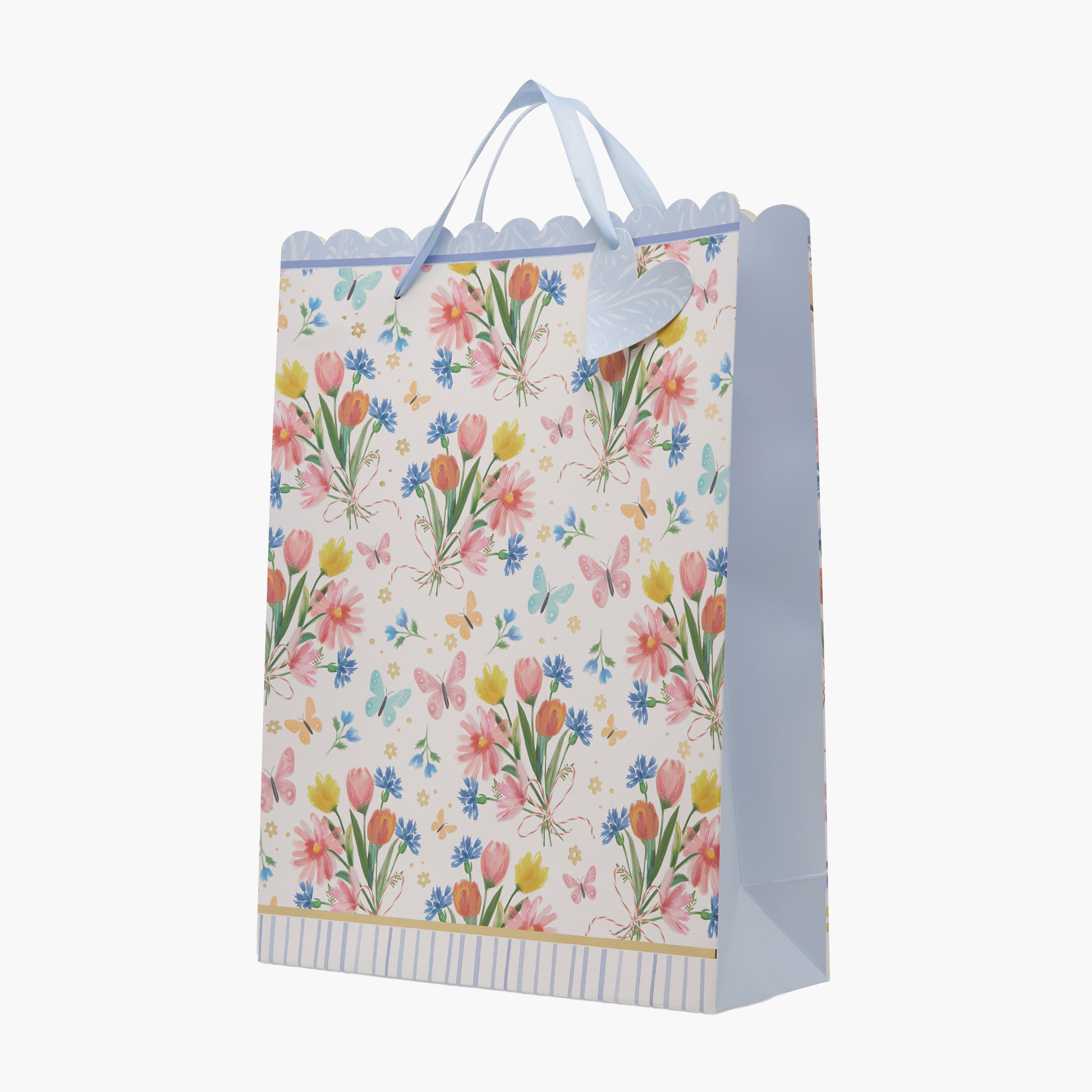 Findz Floral Print Paper Gift Bag - Large-household-giftingaccessories-giftings-image-2