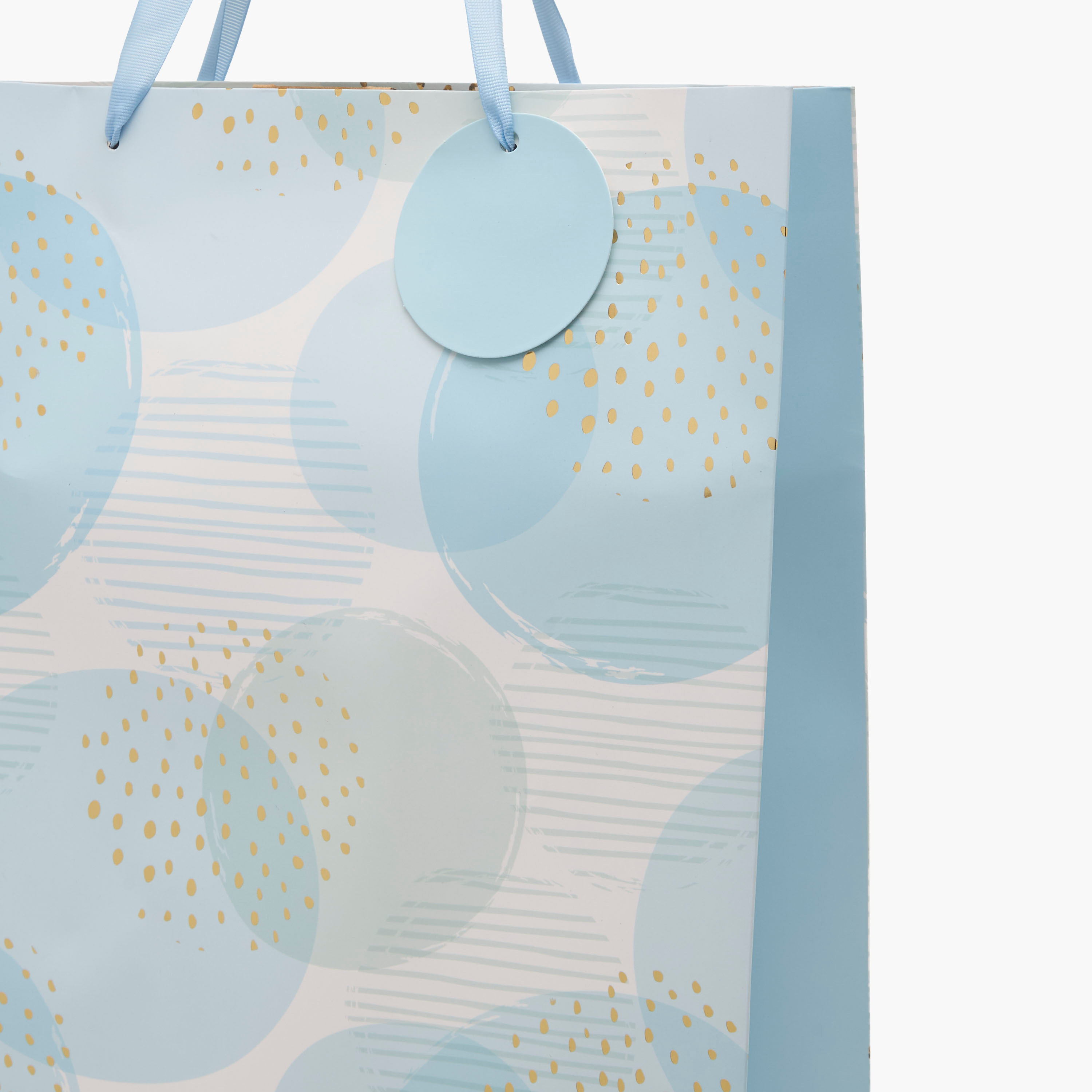 Findz Circle Print Gift Bag - Large-household-giftingaccessories-giftbags-image-3