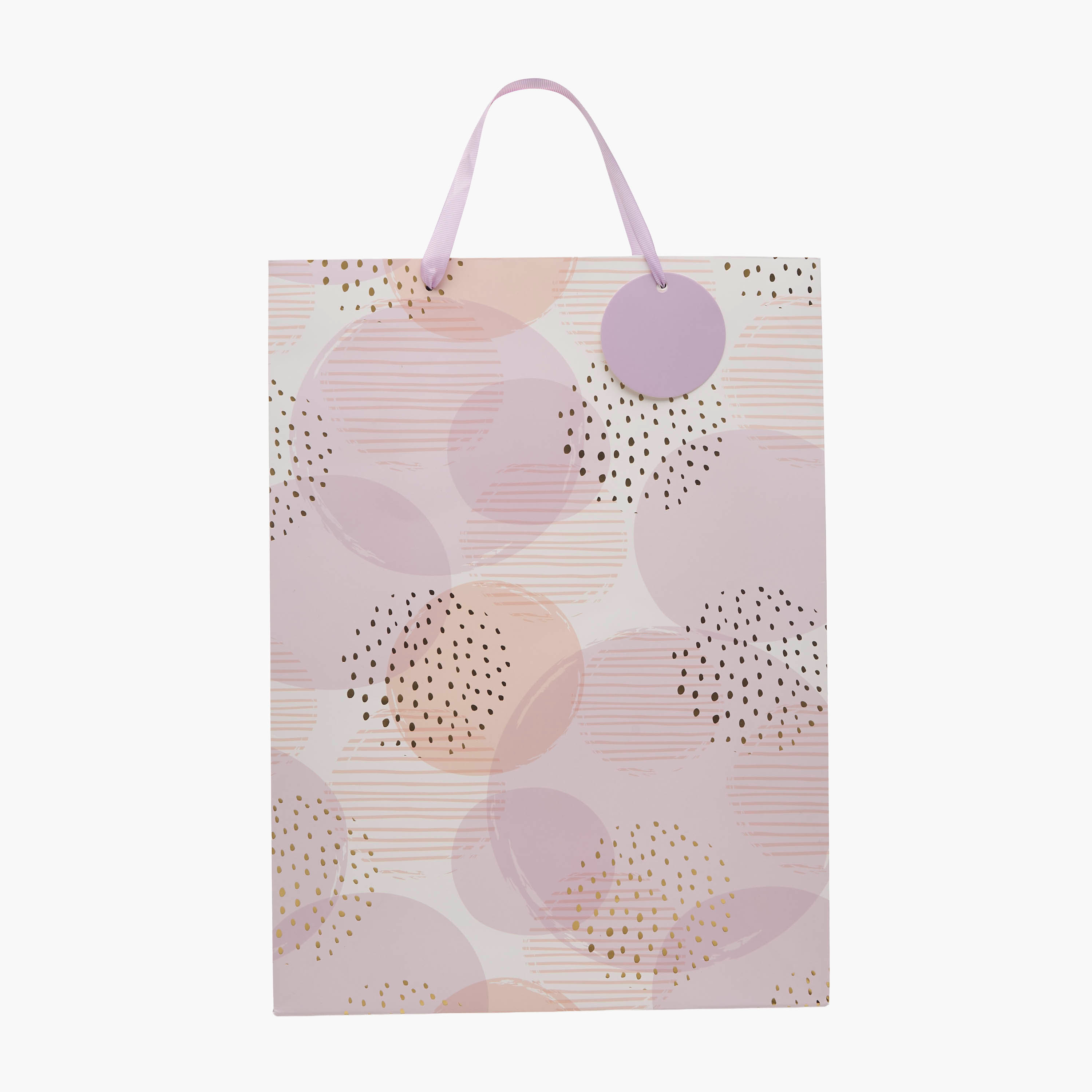 Findz Circle Print Gift Bag - Large-household-giftingaccessories-giftbags-image-1