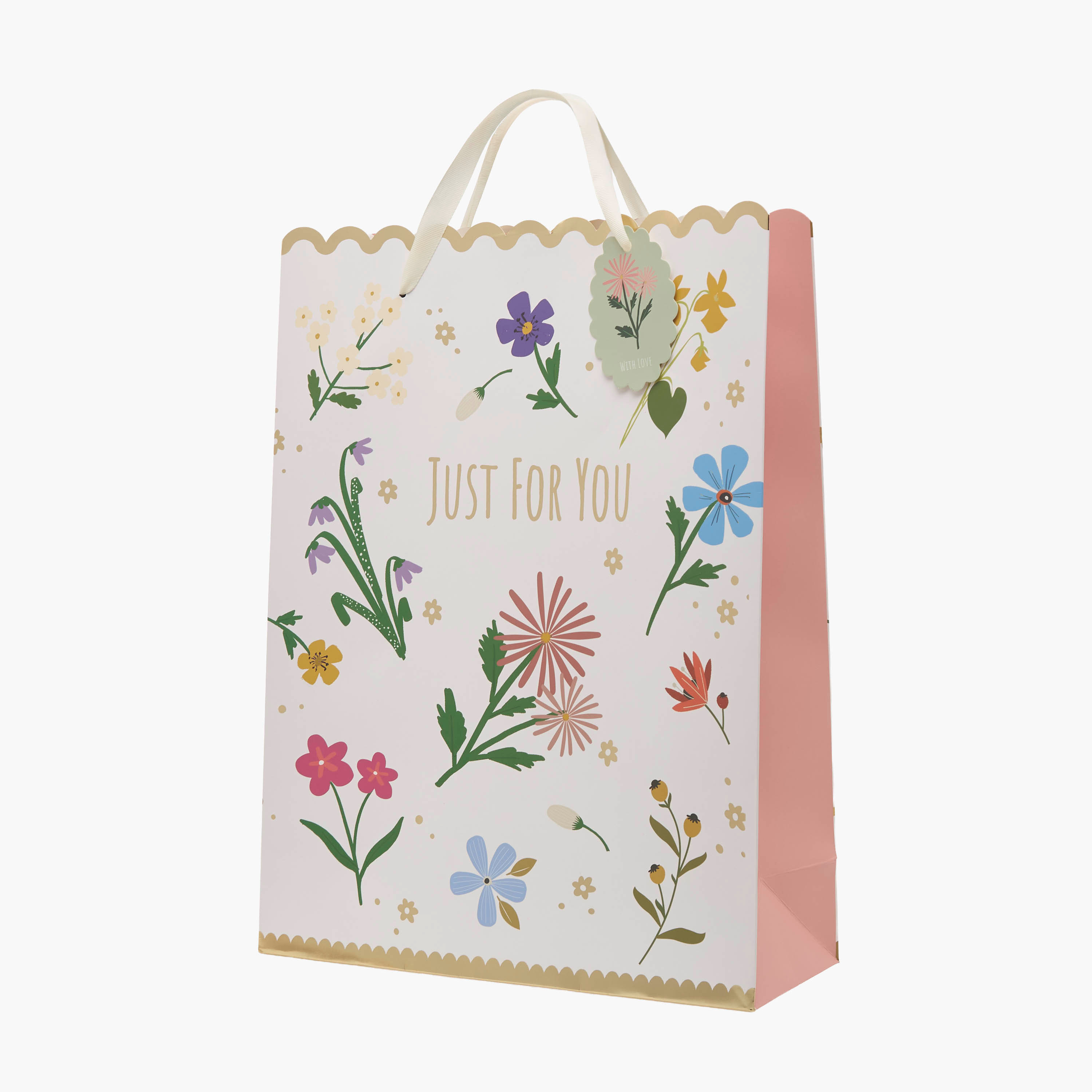 Findz Floral Print Paper Gift Bag - Large-household-giftingaccessories-giftbags-image-2
