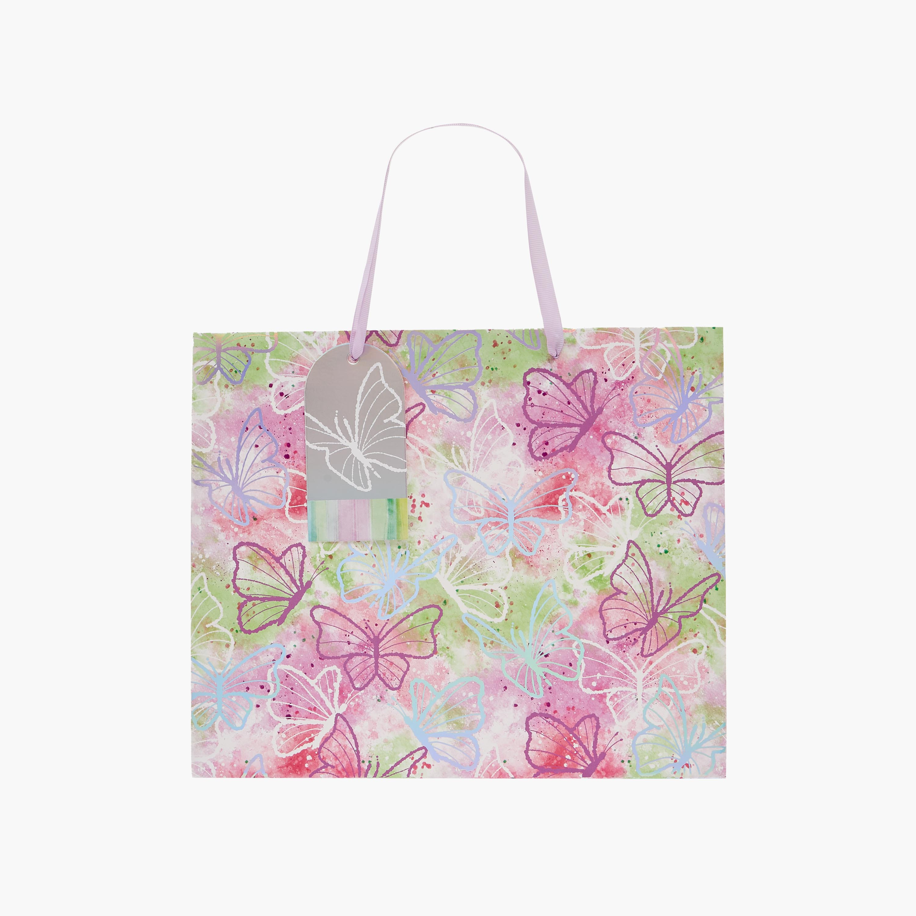 Findz Butterfly Print Paper Gift Bag - Large-household-giftingaccessories-giftings-image-1