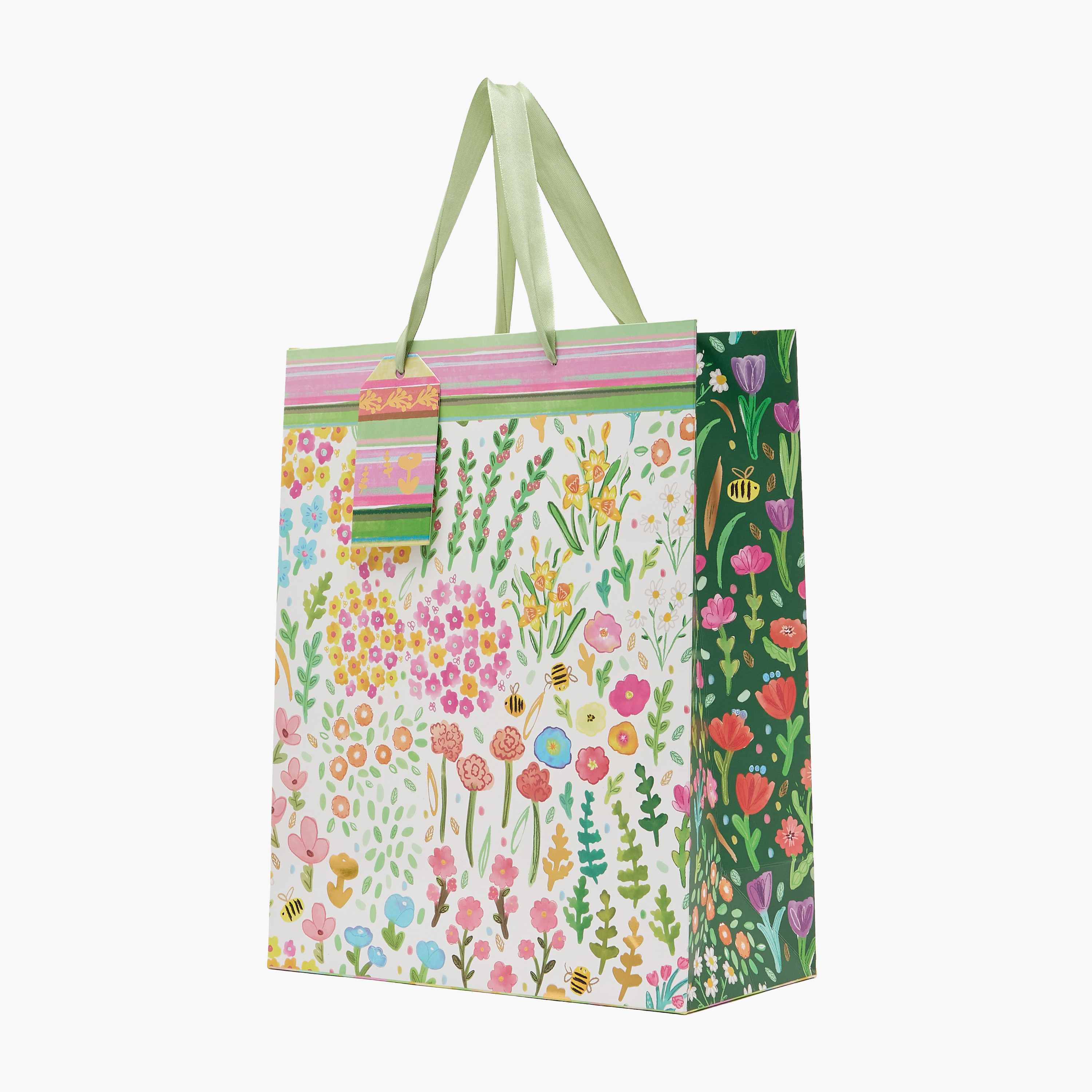 Findz Floral Print Paper Gift Bag - Extra Large-household-giftingaccessories-giftings-image-2