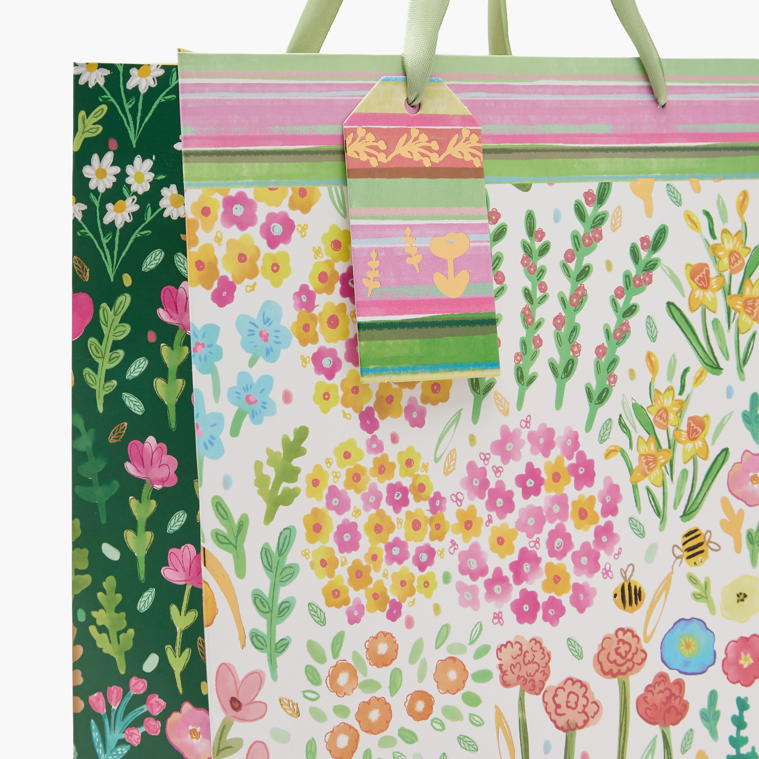 Findz Floral Print Paper Gift Bag - Extra Large-household-giftingaccessories-giftings-image-3