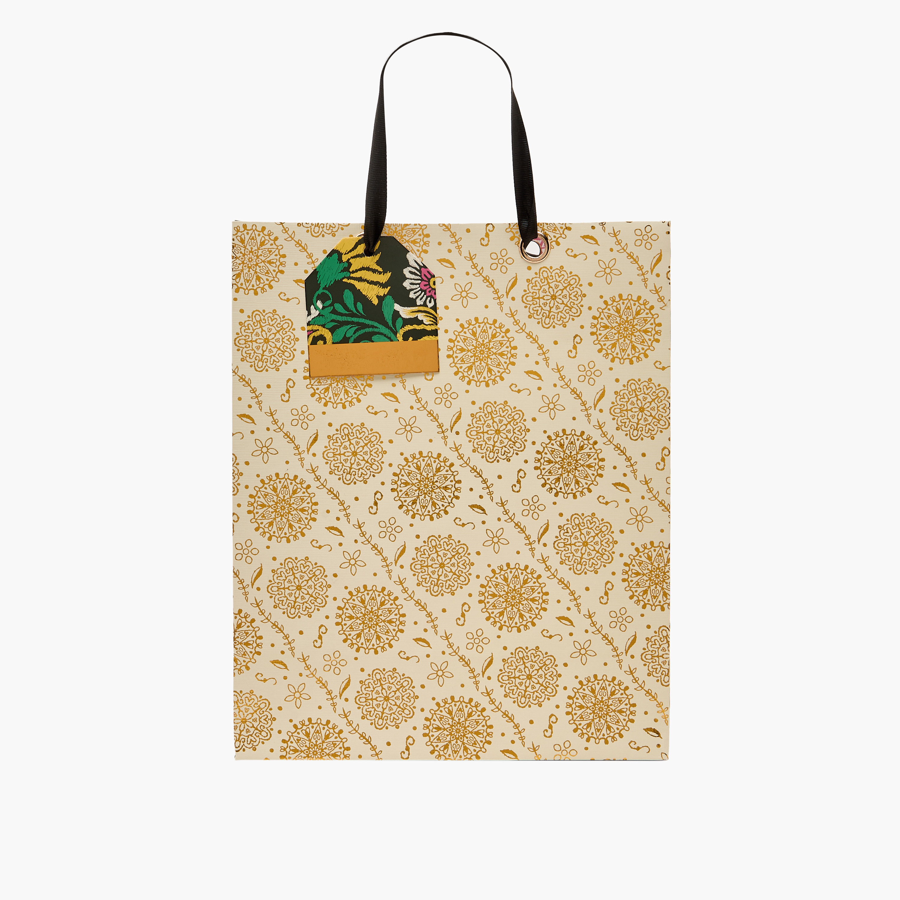 Findz Ethnic Print Paper Gift Bag - Large-household-giftingaccessories-giftings-image-1