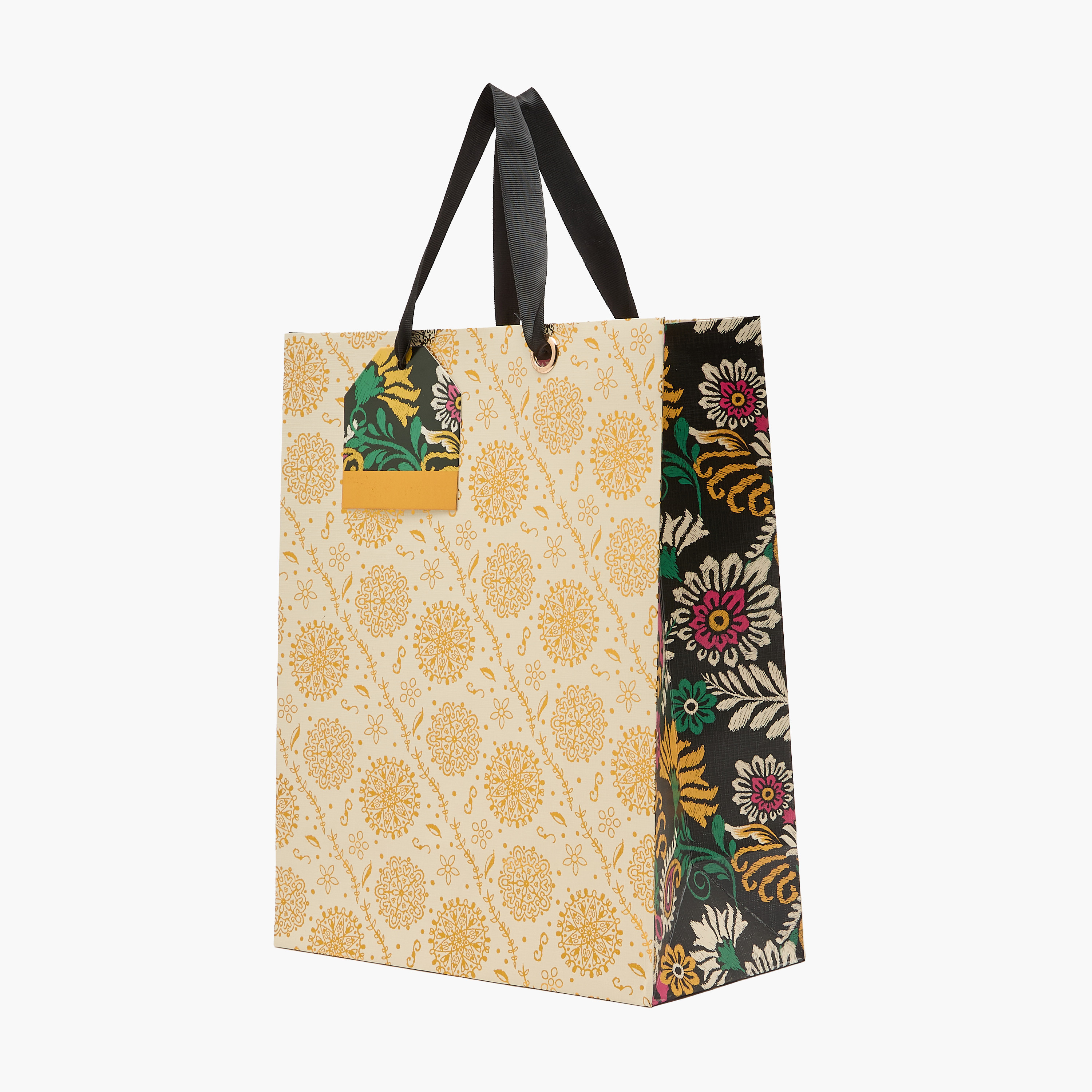 Findz Ethnic Print Paper Gift Bag - Large-household-giftingaccessories-giftings-image-2