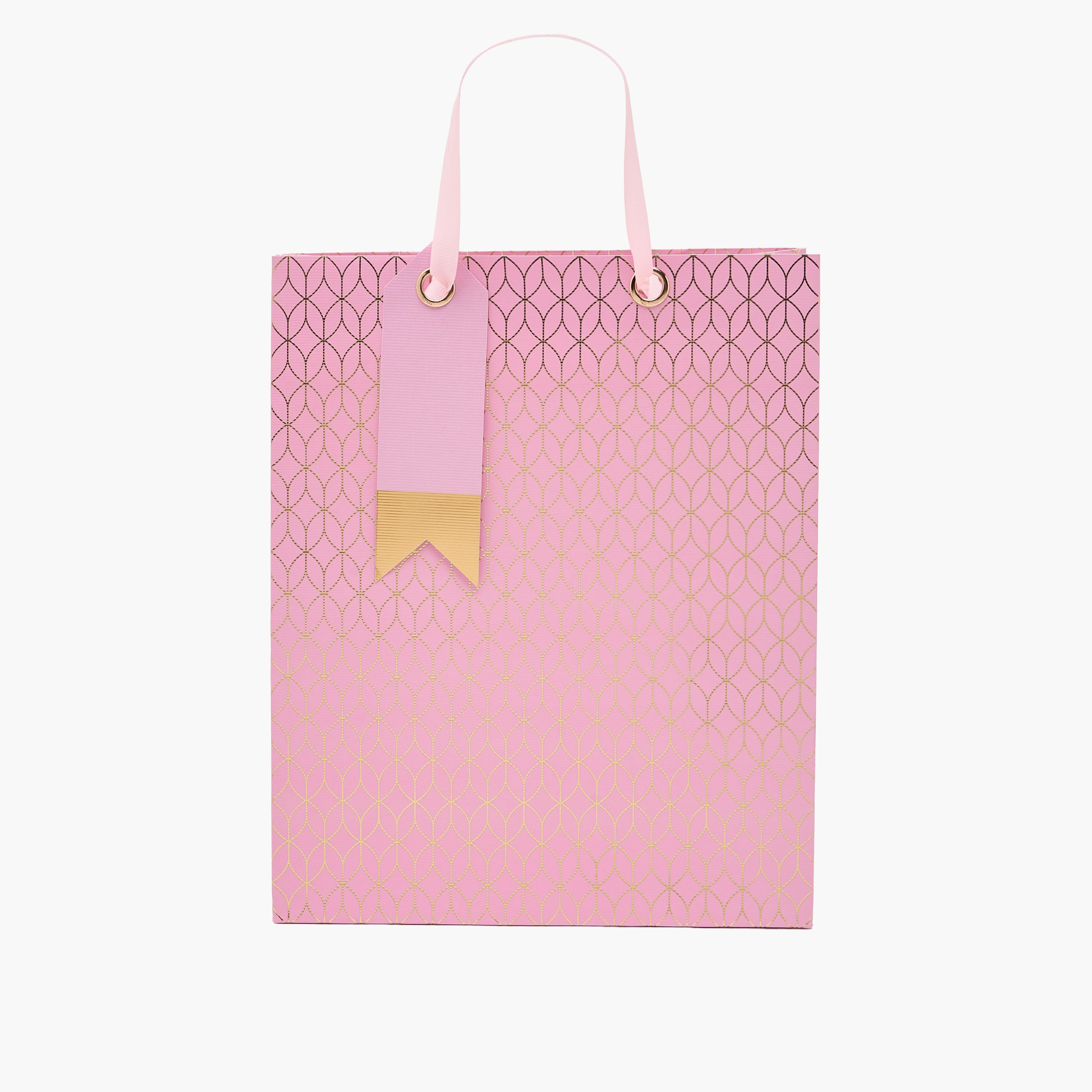 Findz Geometric Print Paper Gift Bag - Extra Large-household-giftingaccessories-giftings-image-1