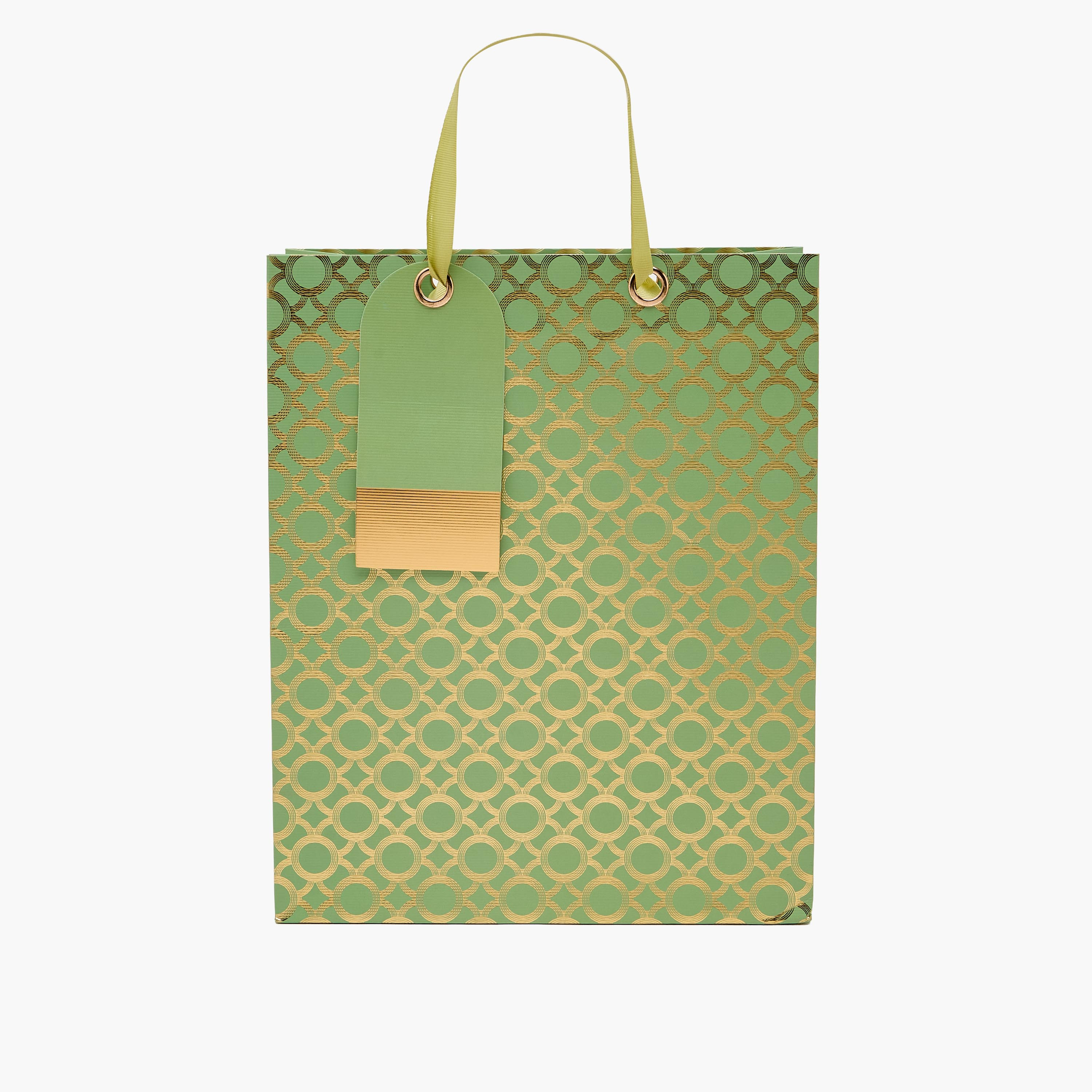 Findz Geometric Print Paper Gift Bag - Large-household-giftingaccessories-giftings-image-1