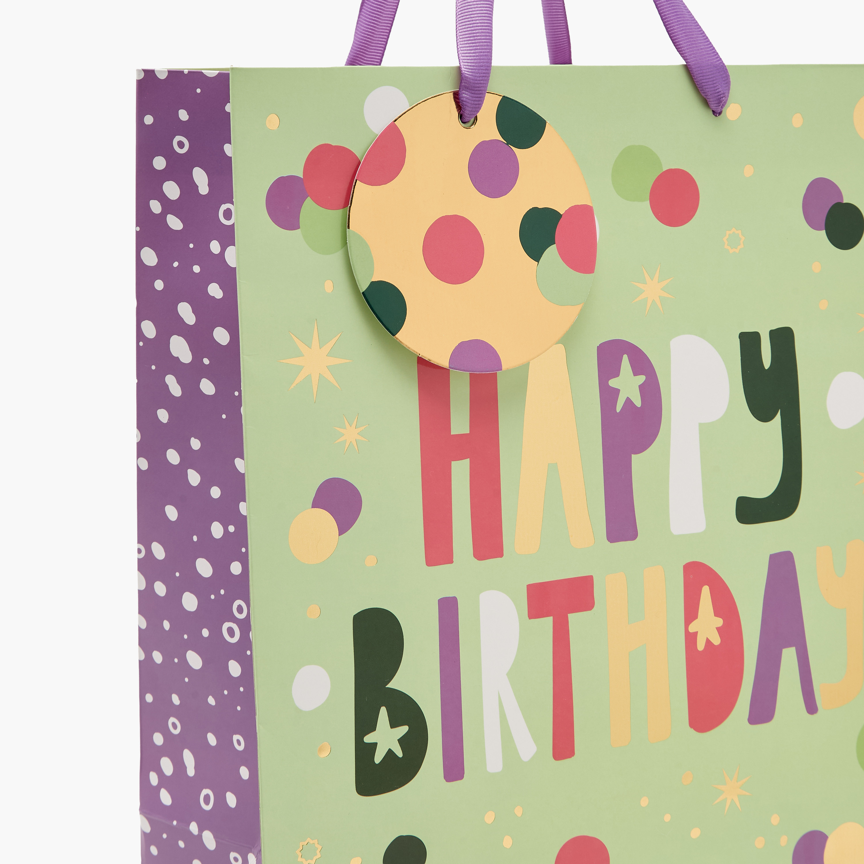 شنطة هدايا ورق بطبعات عيد ميلاد من فايندز - كبيرة-household-giftingaccessories-giftings-image-3