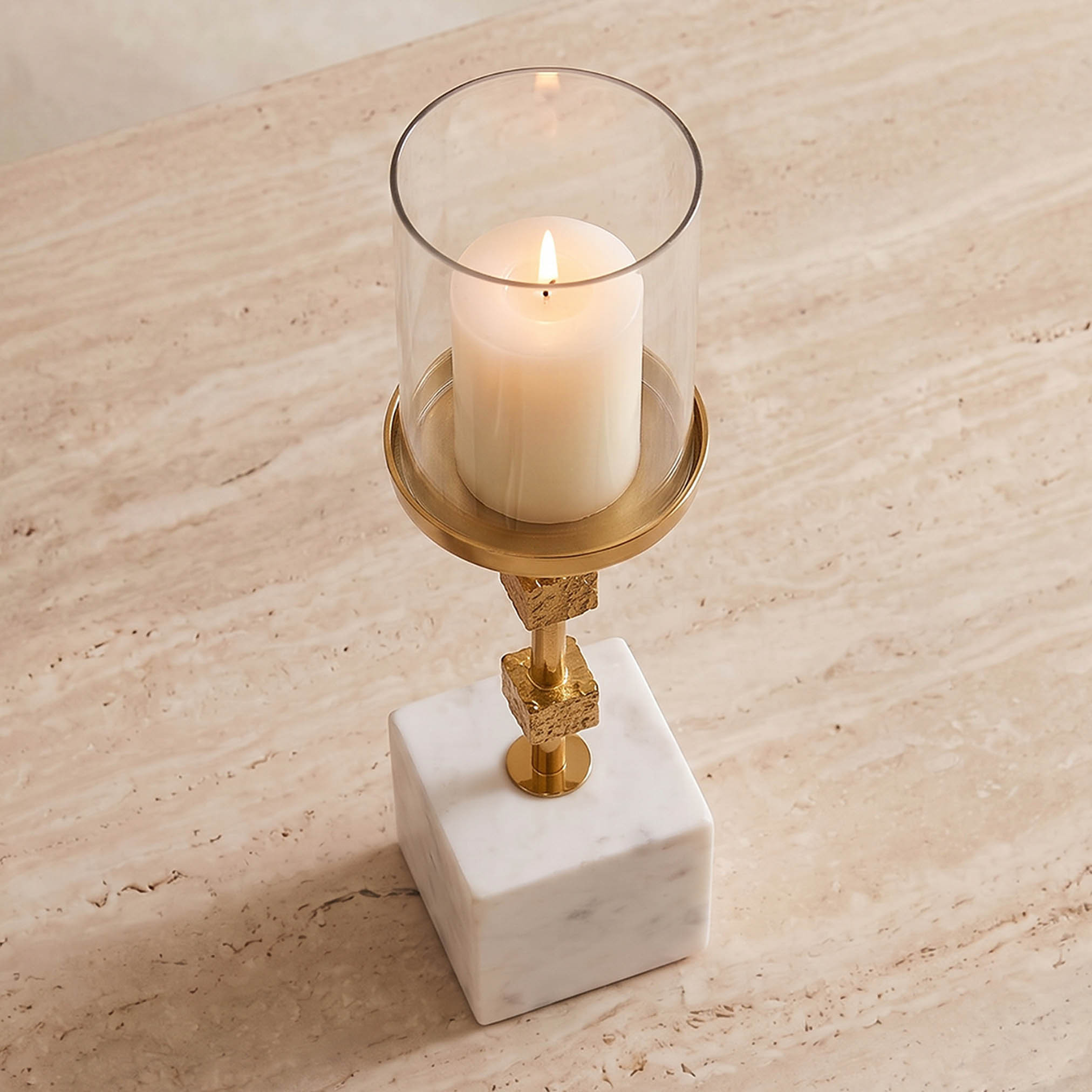 Decorative Pillar Candleholder - 32 cms-household-decor-candleholdersandlanterns-image-2