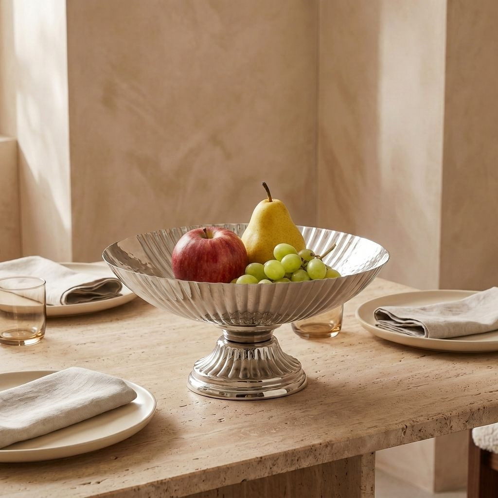 Decorative Serving Bowl - 20 cm-household-decor-vasesandbowls-image-2