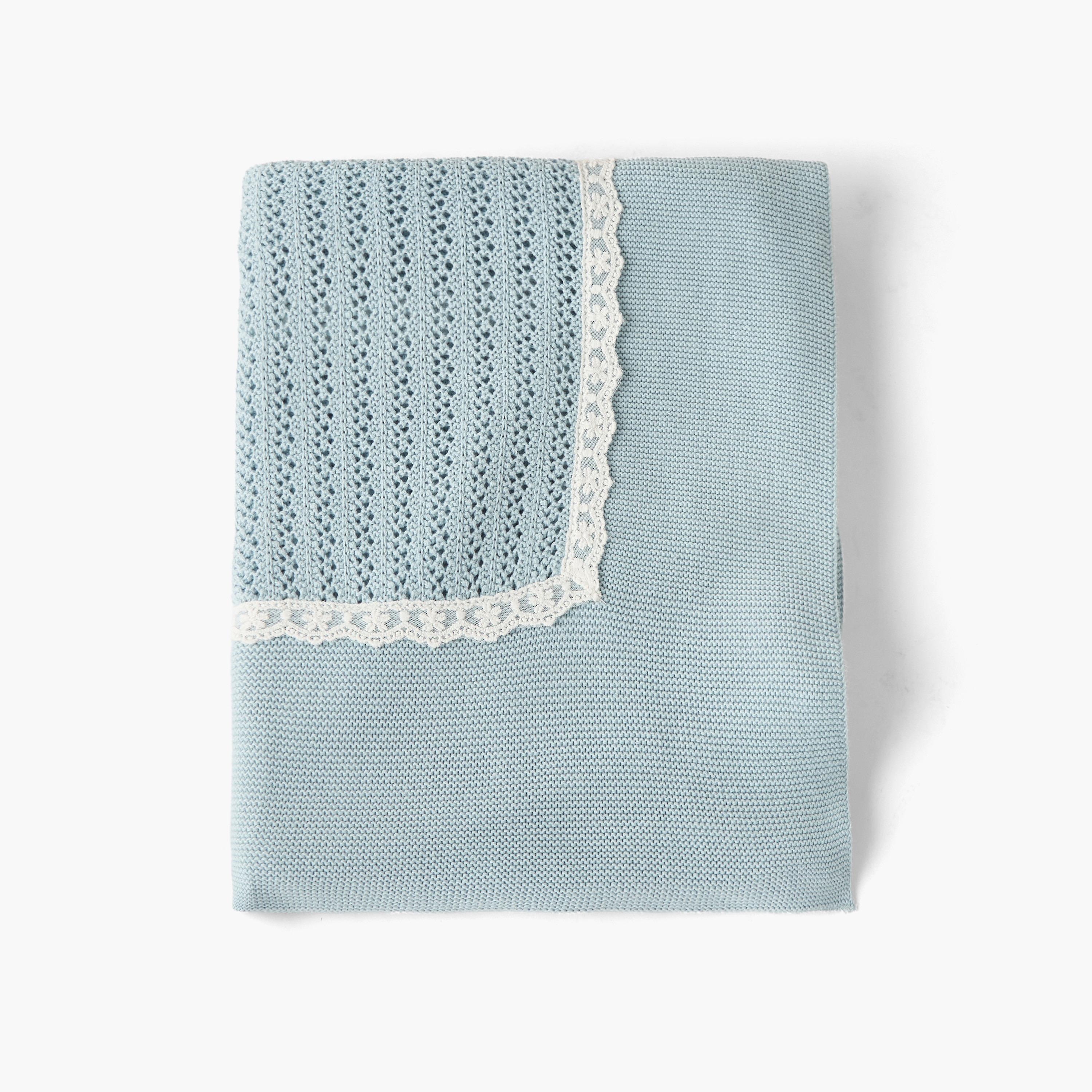 Giggles Cotton Lace Trim Blanket - 100x80 cm-baby-nursery-blanketsandswaddles-blanketsandquilts-image-3