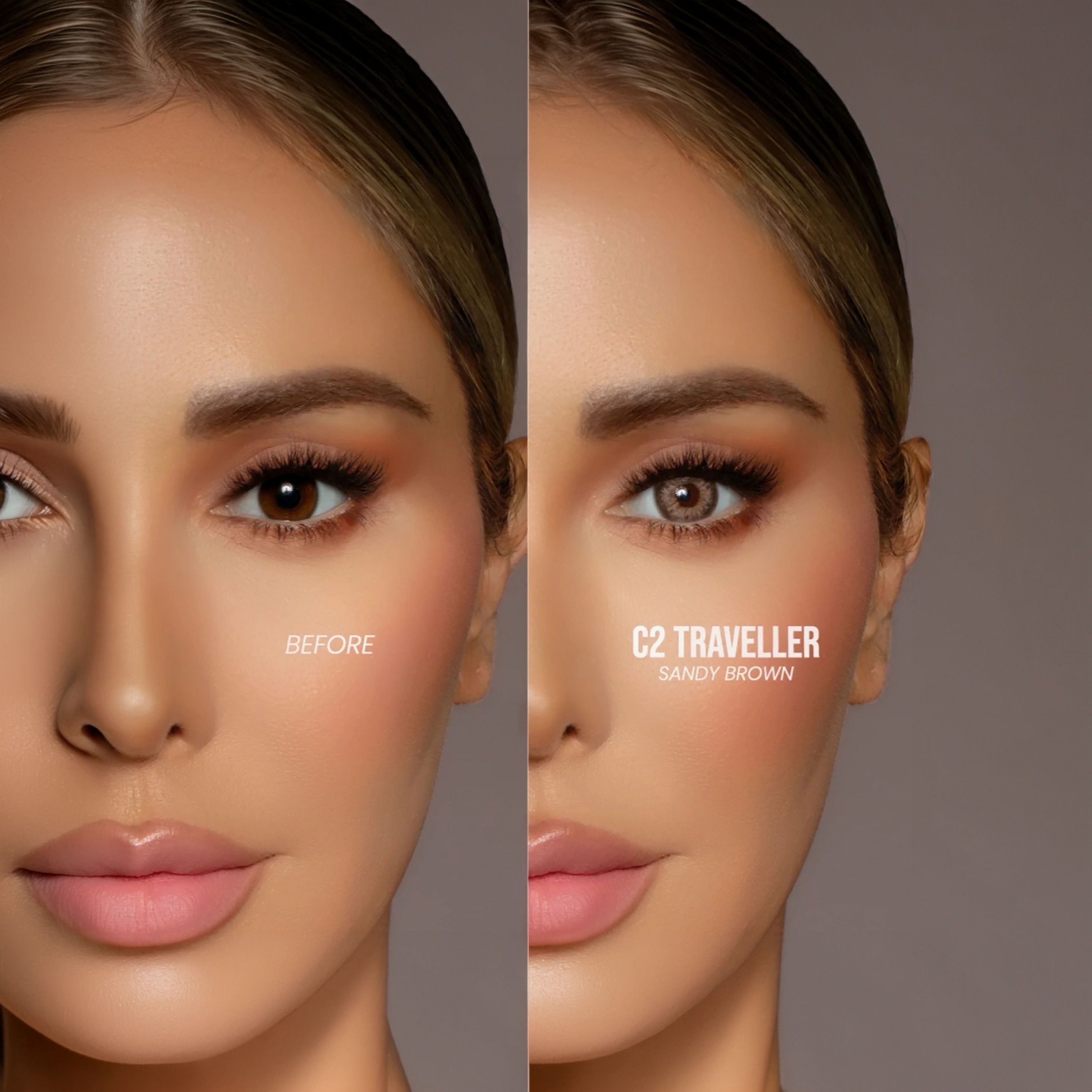 عدسات لاصقة من نوع Eyecandy Joelle C2 Traveller، زوج واحد-beautyandpersonalcare-makeup-eyes-colorcontactlenses-image-2