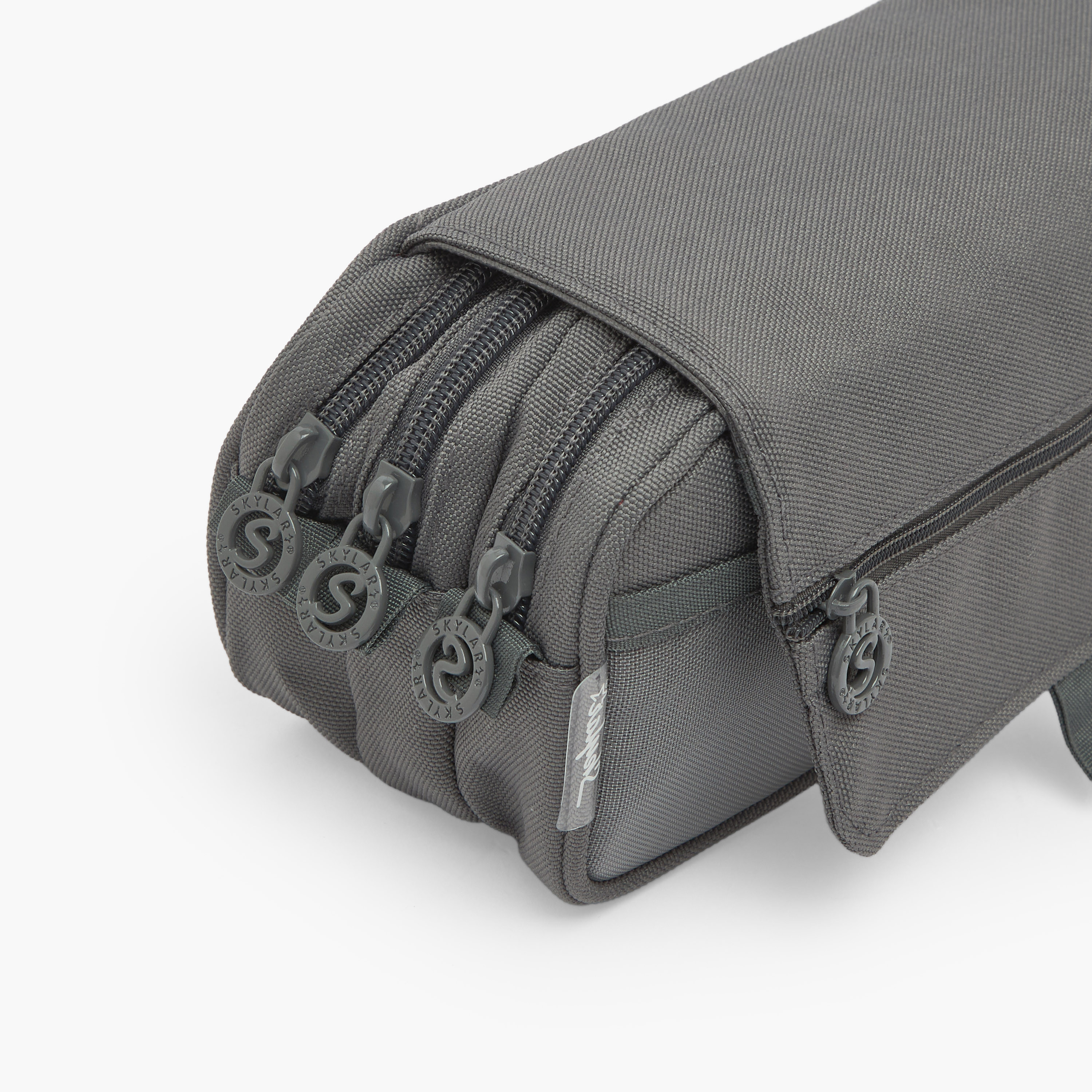 مقلمة سادة بثلاثة أقسام من سكايلار-school-stationery-pencilcases-image-5