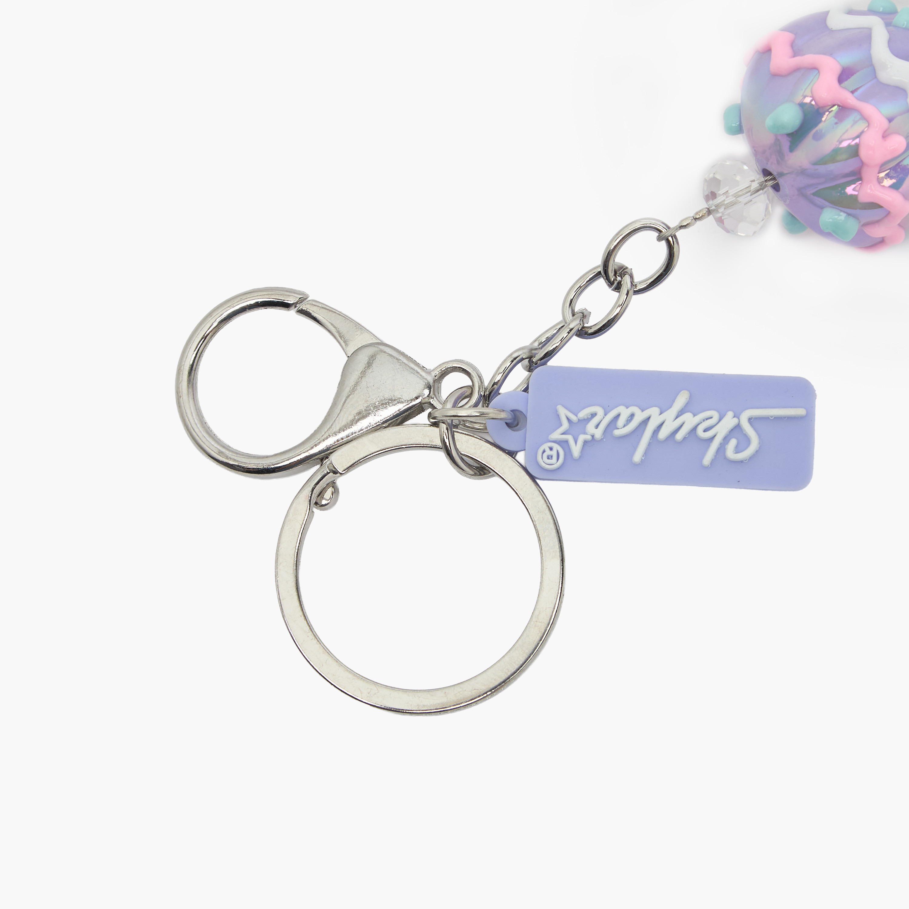 ميدالية مفاتيح بفيونكة خرز وكريستال من سكايلار-girls-accessories-keyringsandbagcharms-image-4