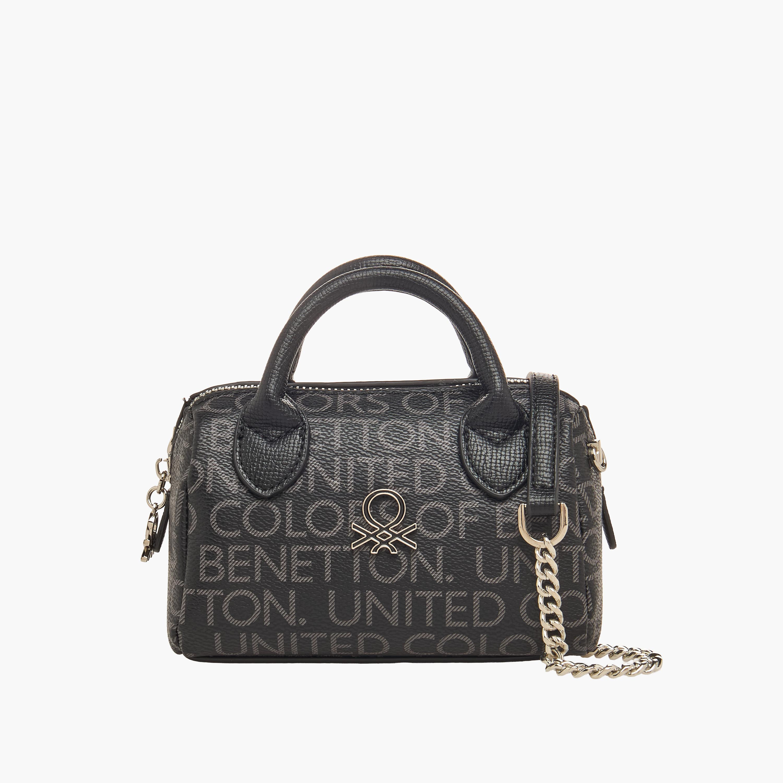 شنطة كروس بودي بمقابض علوية وطبعات من يونايتد كلرز أوف بينيتون-women-bagsandwallets-handbags-image-1