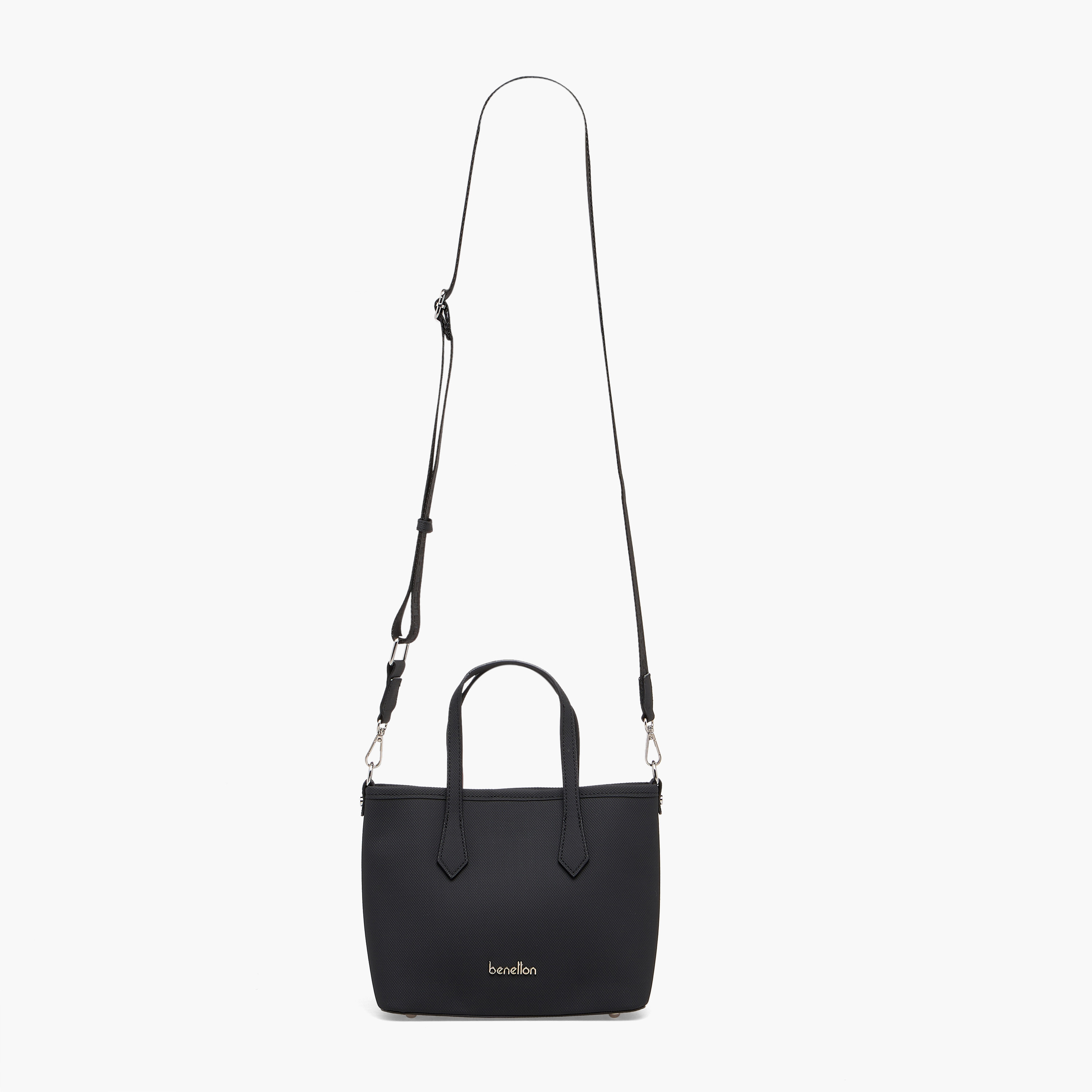 شنطة توتي سادة بحزام كتف قابل للفصل من يونايتد كلرز أوف بينيتون-women-bagsandwallets-handbags-image-3