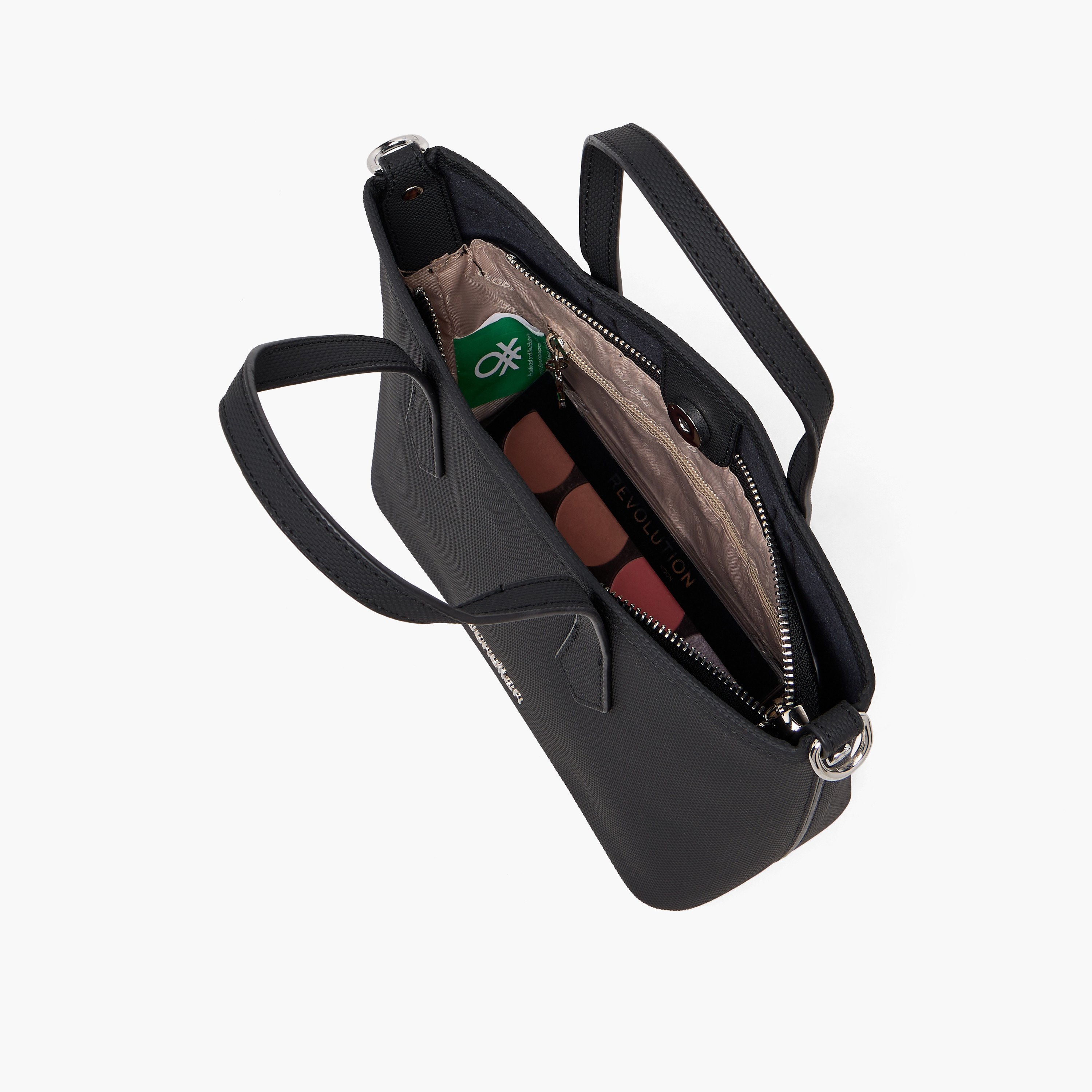 شنطة توتي سادة بحزام كتف قابل للفصل من يونايتد كلرز أوف بينيتون-women-bagsandwallets-handbags-image-8
