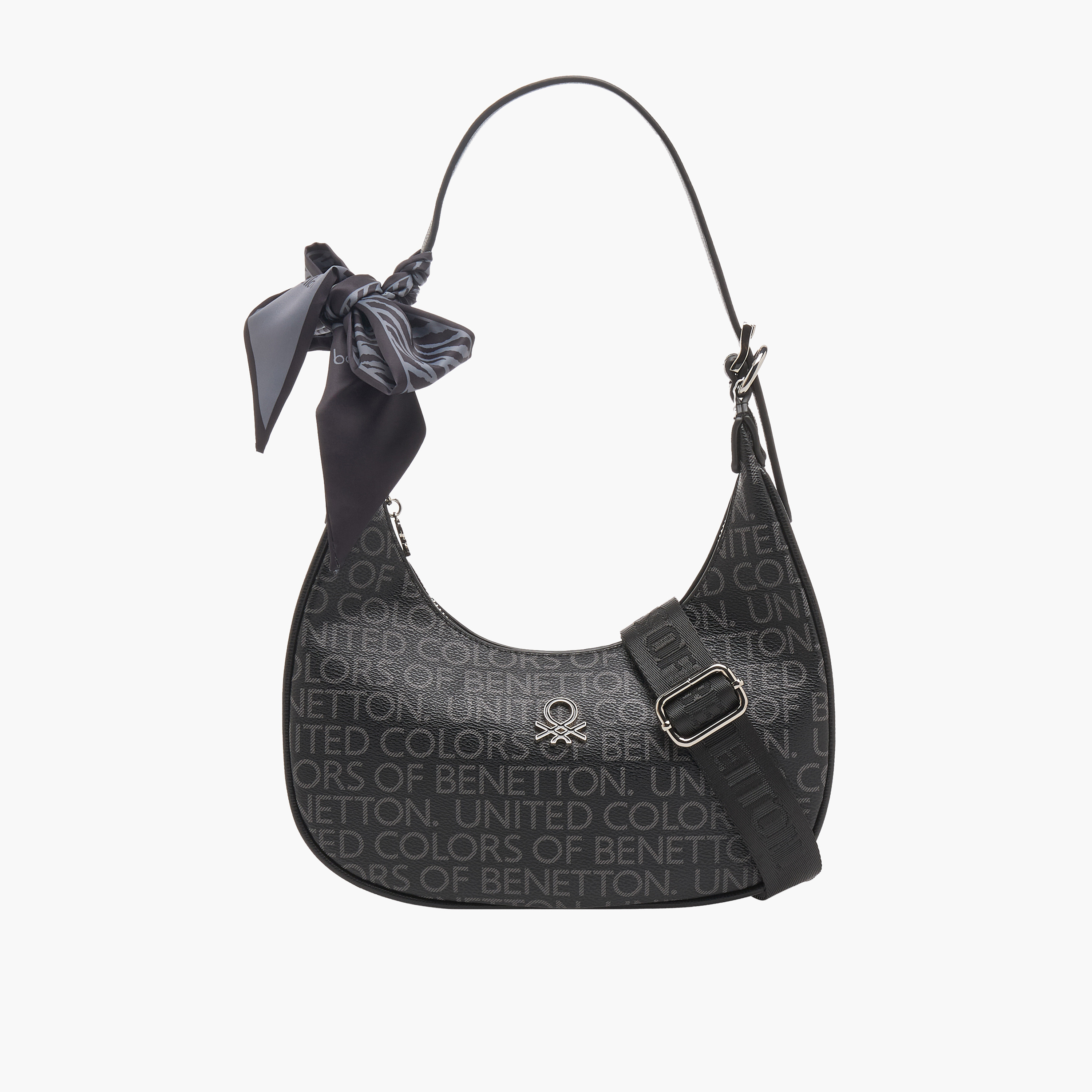 شنطة باجيت بحمالة قابلة للتعديل وزينة شرابة من يونايتد كلرز أوف بينيتون-women-bagsandwallets-handbags-image-1