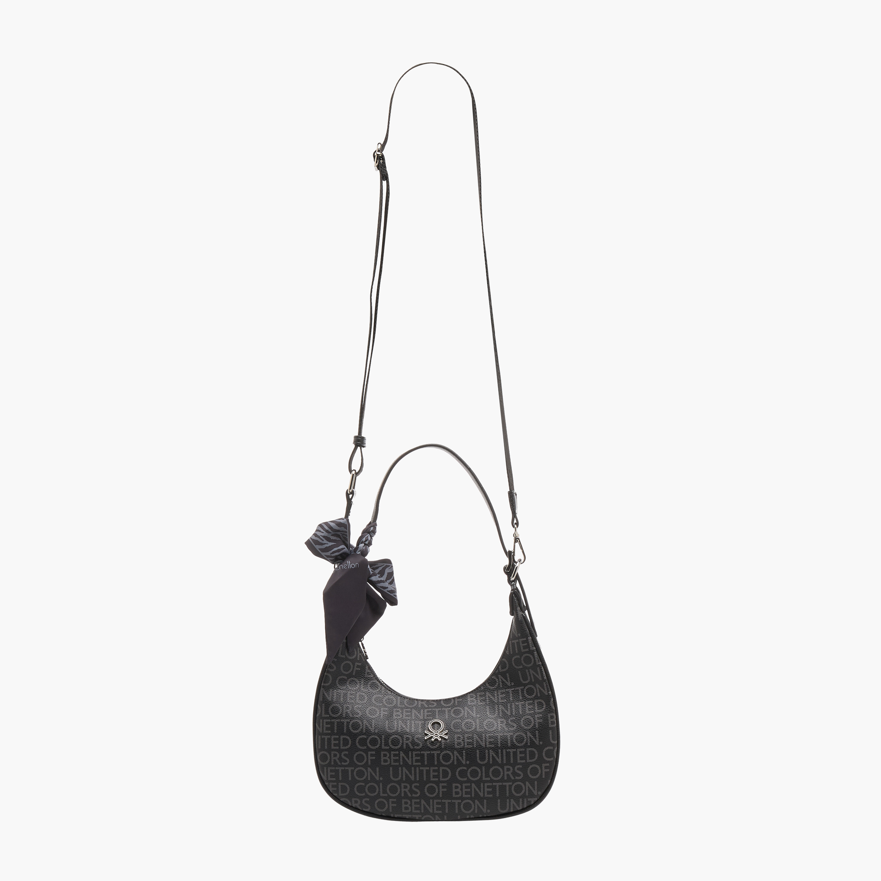 شنطة باجيت بحمالة قابلة للتعديل وزينة شرابة من يونايتد كلرز أوف بينيتون-women-bagsandwallets-handbags-image-3